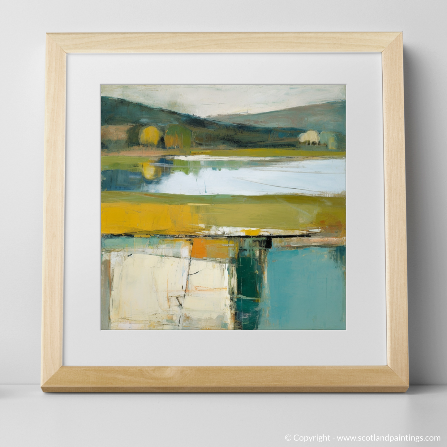 Reflections of Loch Faskally: An Abstract Impressionist Homage