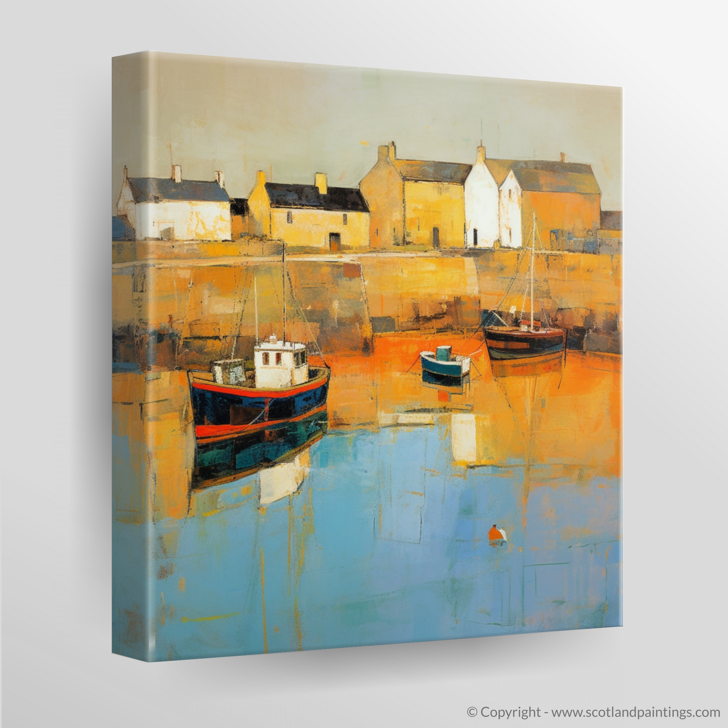 Golden Hour Serenity at Portsoy Harbour