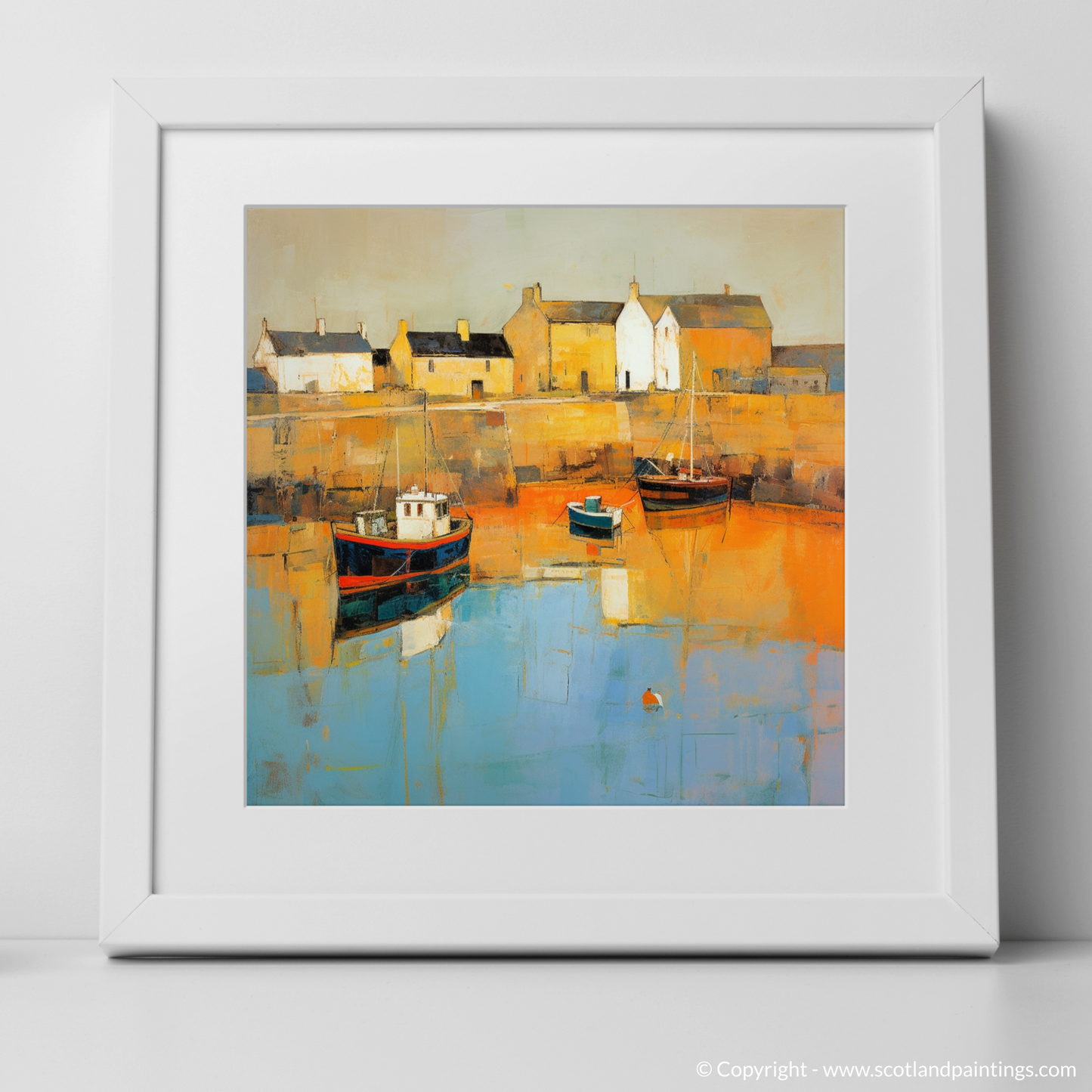 Golden Hour Serenity at Portsoy Harbour