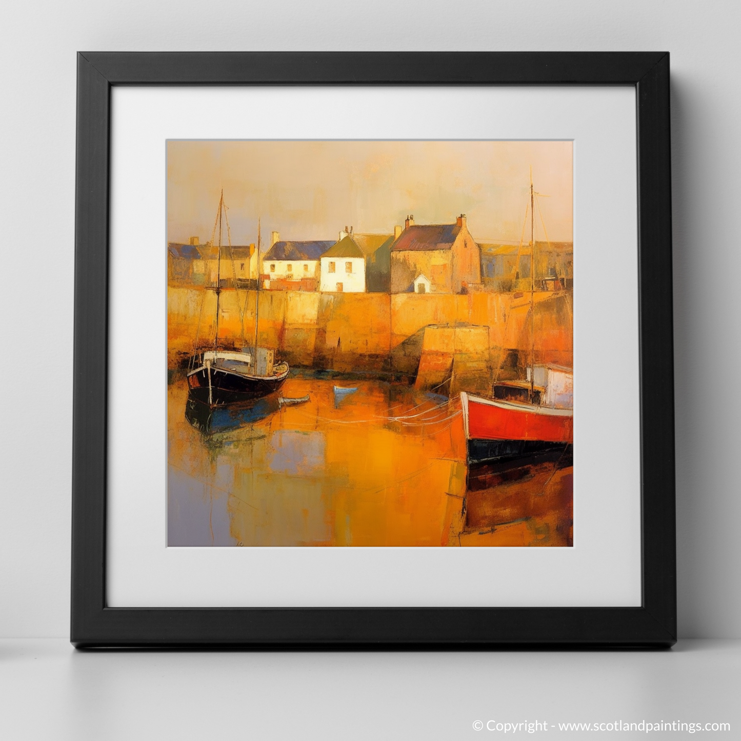 Golden Hour Serenade at Portsoy Harbour