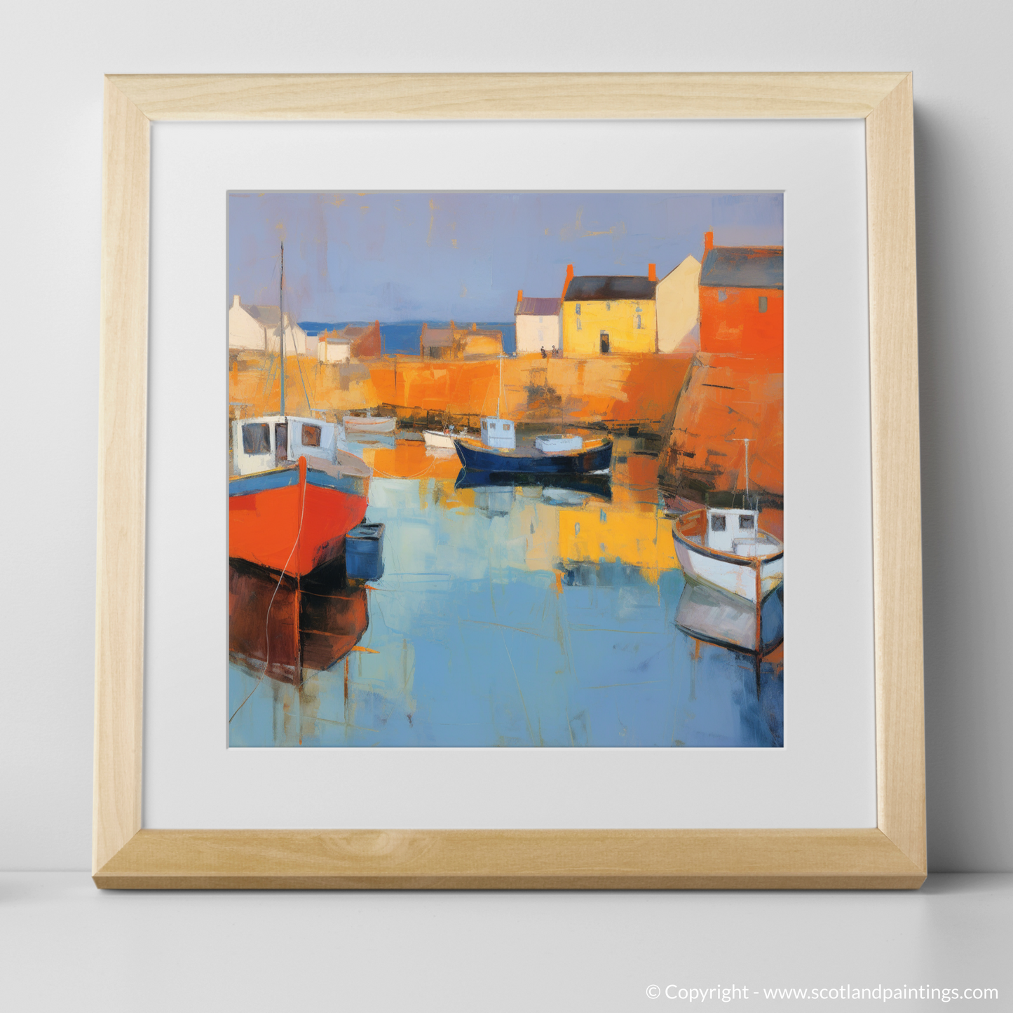 Golden Embrace of Portsoy Harbour