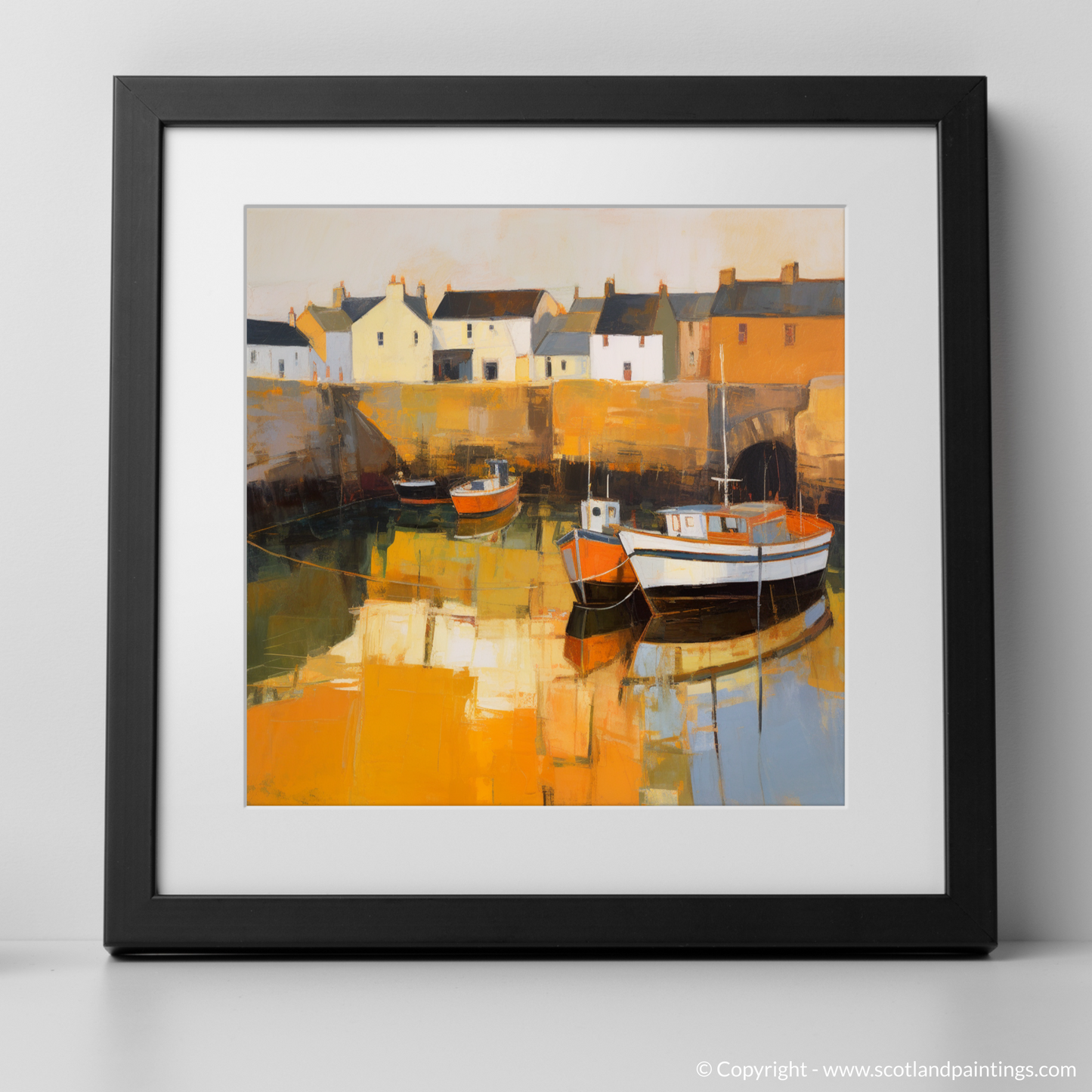 Golden Hour Serenity at Portsoy Harbour