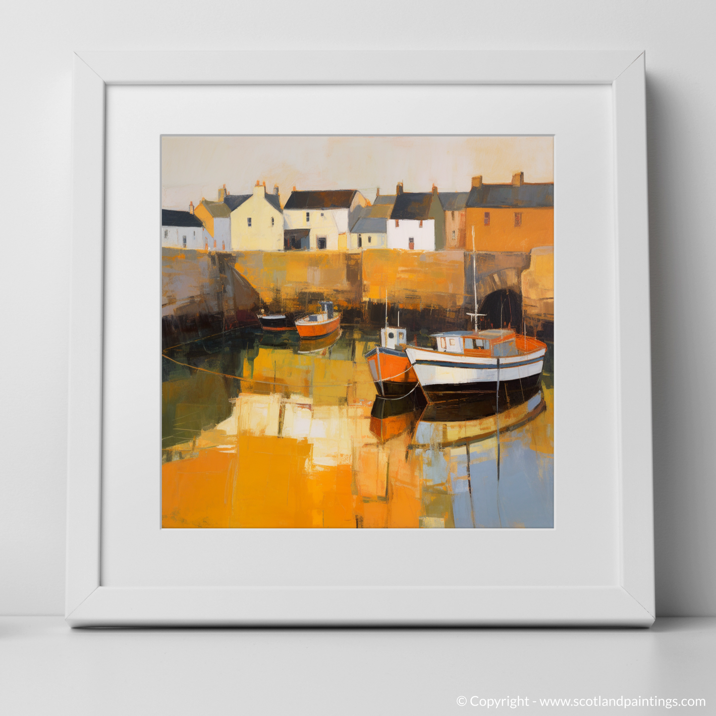 Golden Hour Serenity at Portsoy Harbour