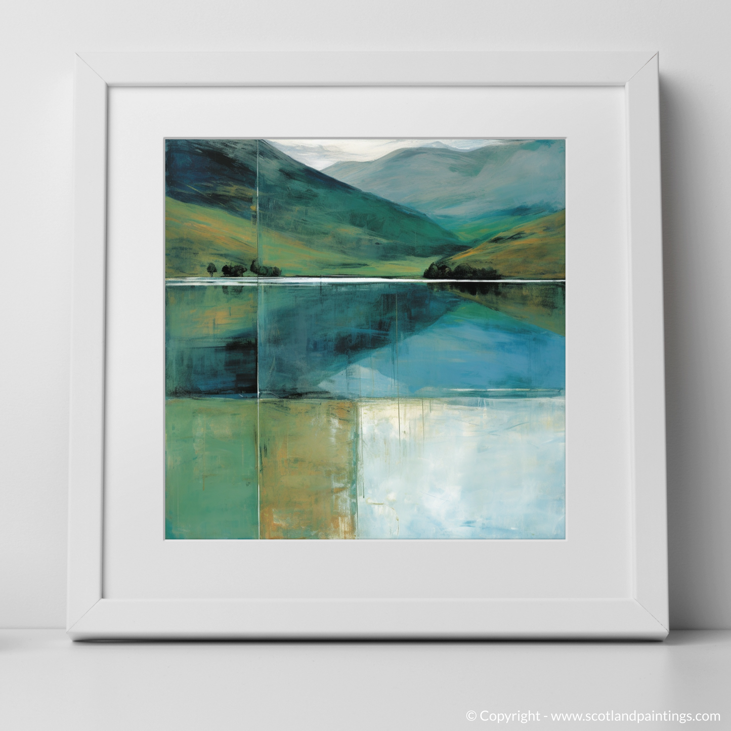 Mystic Shores of Loch Shiel: An Abstract Impressionist Tribute