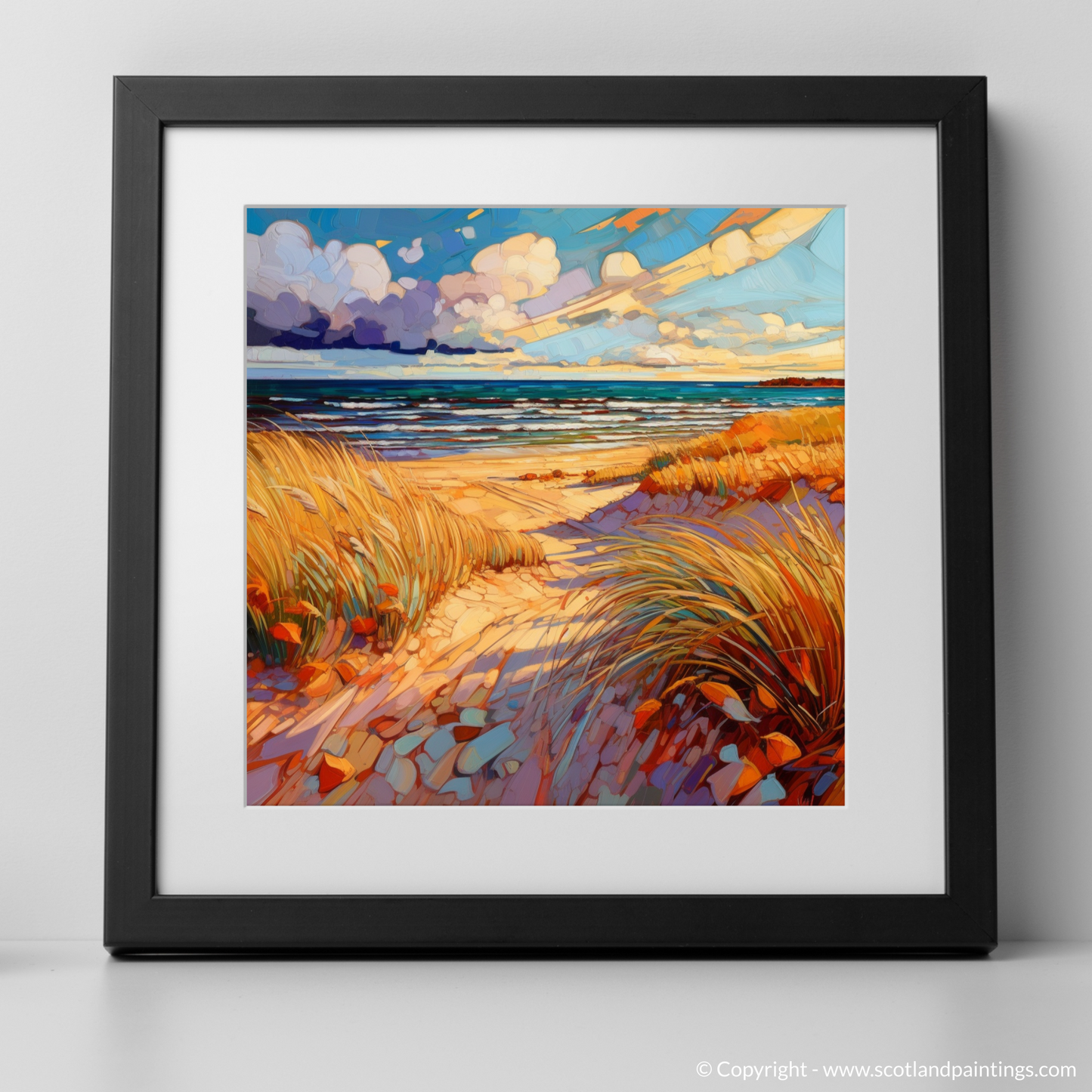 Longniddry Beach Serenity: A Modern Impressionist Seascape