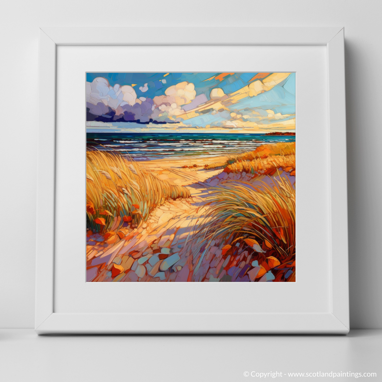 Longniddry Beach Serenity: A Modern Impressionist Seascape