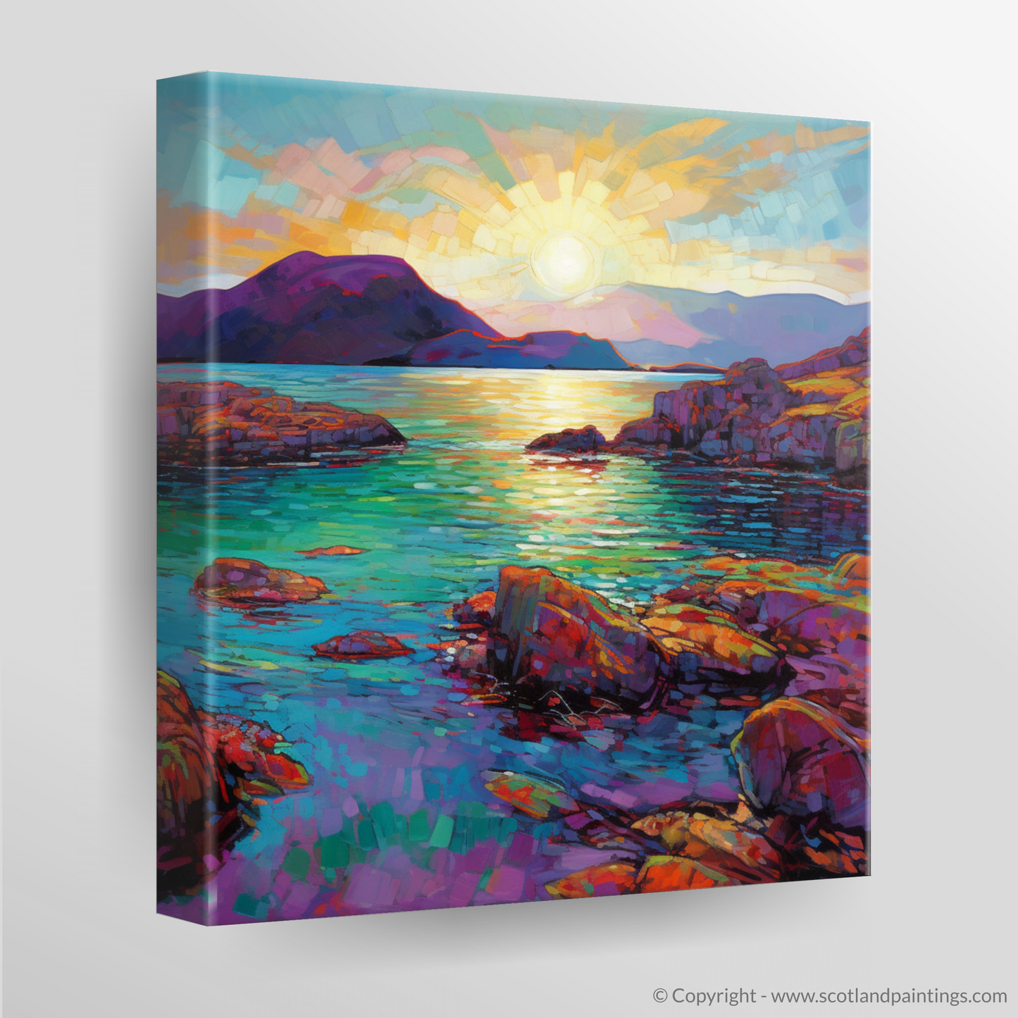 Isle of Skye's Dynamic Beauty: A Modern Impressionist Vision