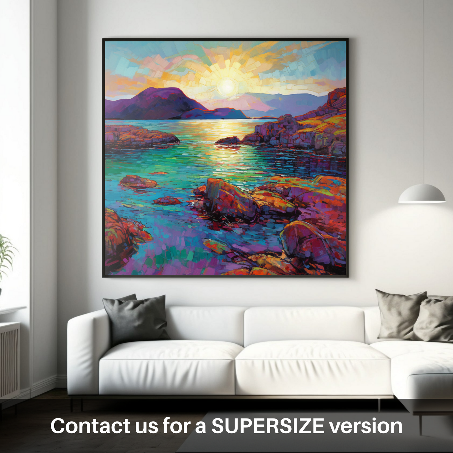 Isle of Skye's Dynamic Beauty: A Modern Impressionist Vision