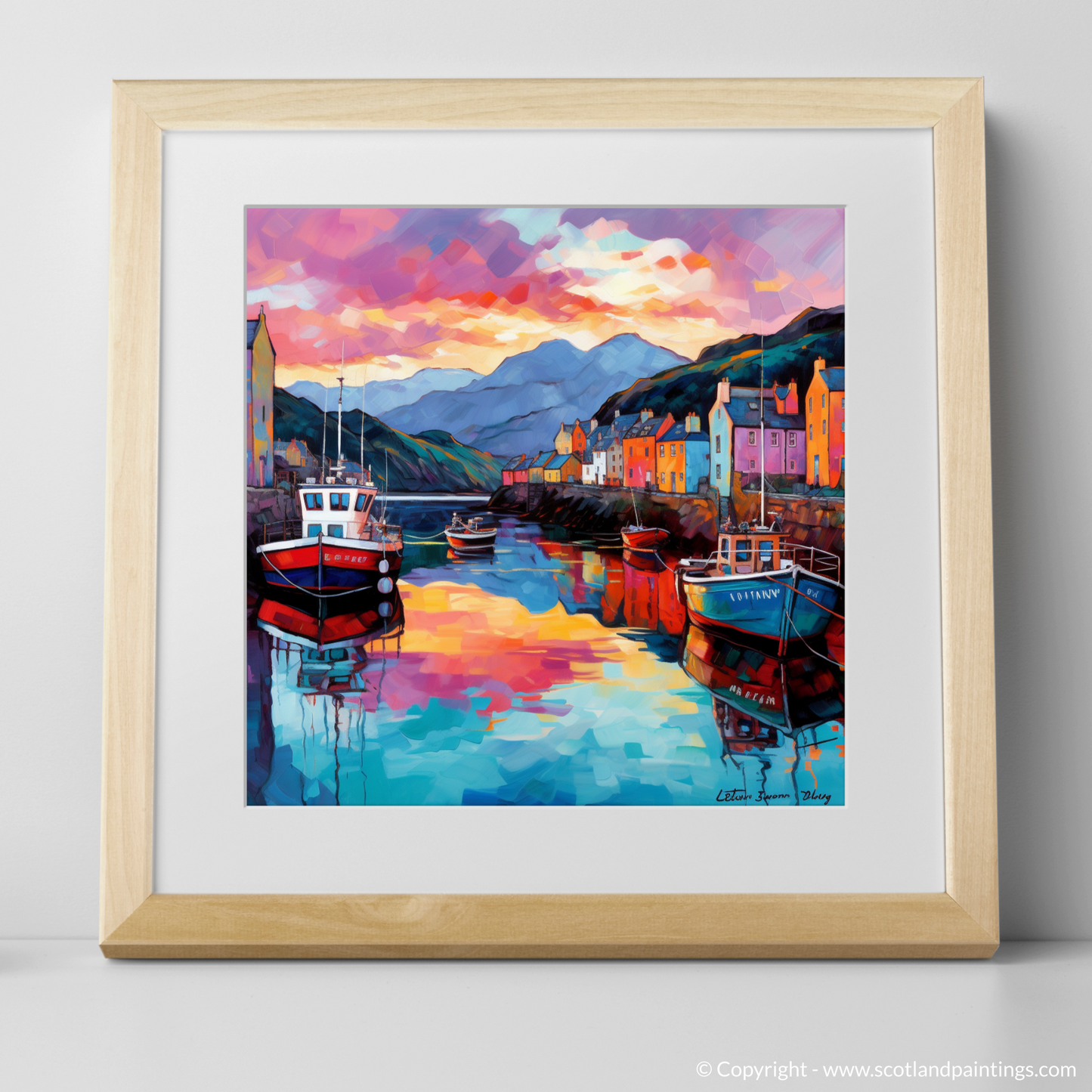 Sunset Serenade at Mallaig Harbour