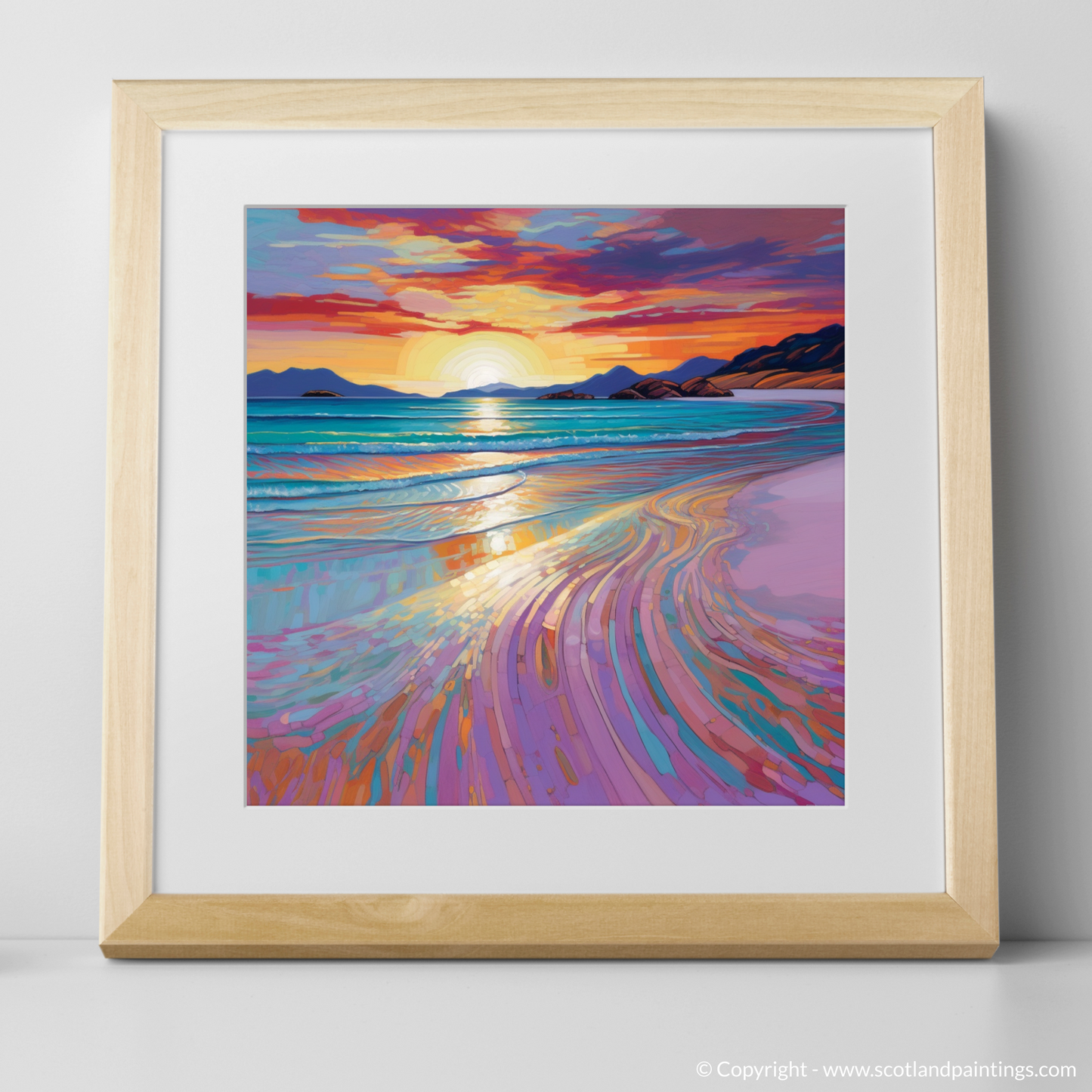 Sunset Embrace at Luskentyre Sands