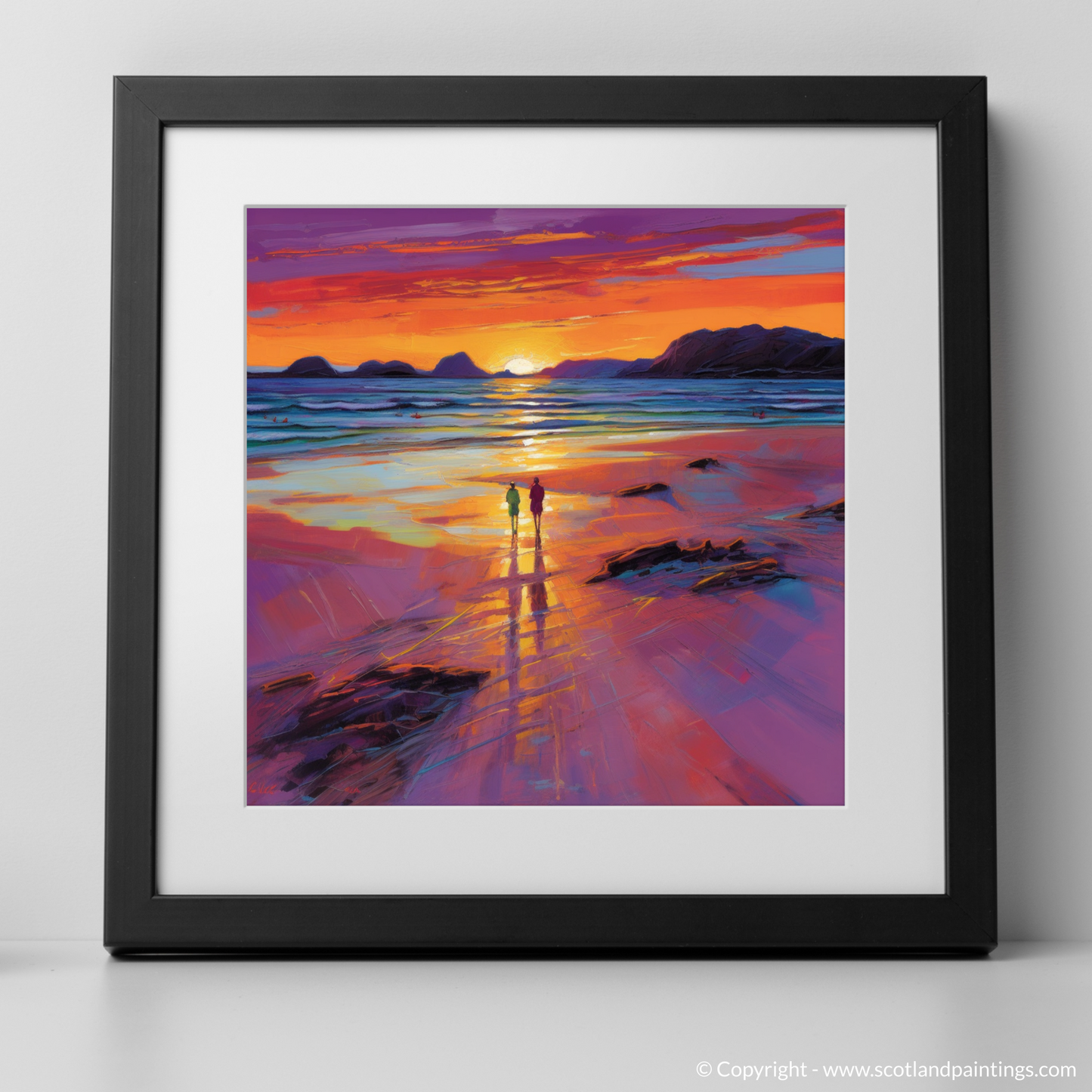 Sunset Embrace at Mellon Udrigle Beach