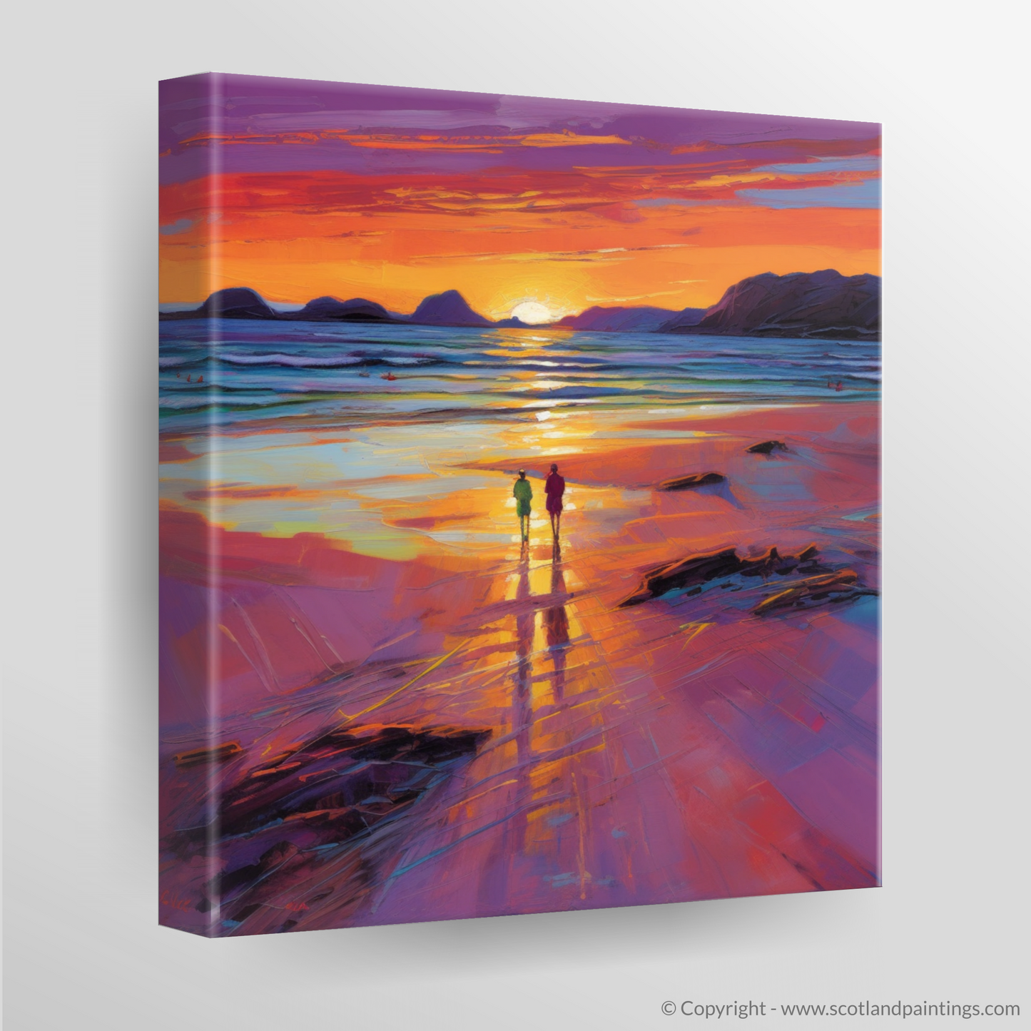 Sunset Embrace at Mellon Udrigle Beach