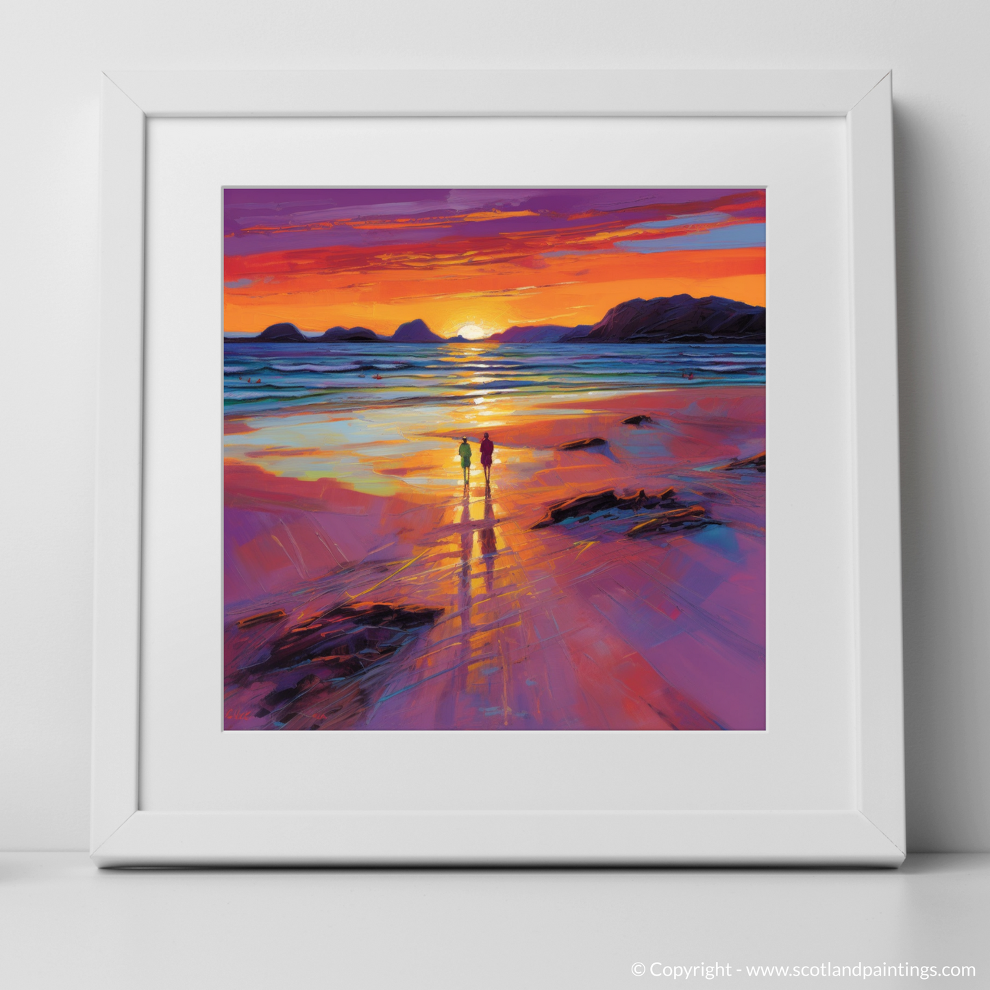 Sunset Embrace at Mellon Udrigle Beach