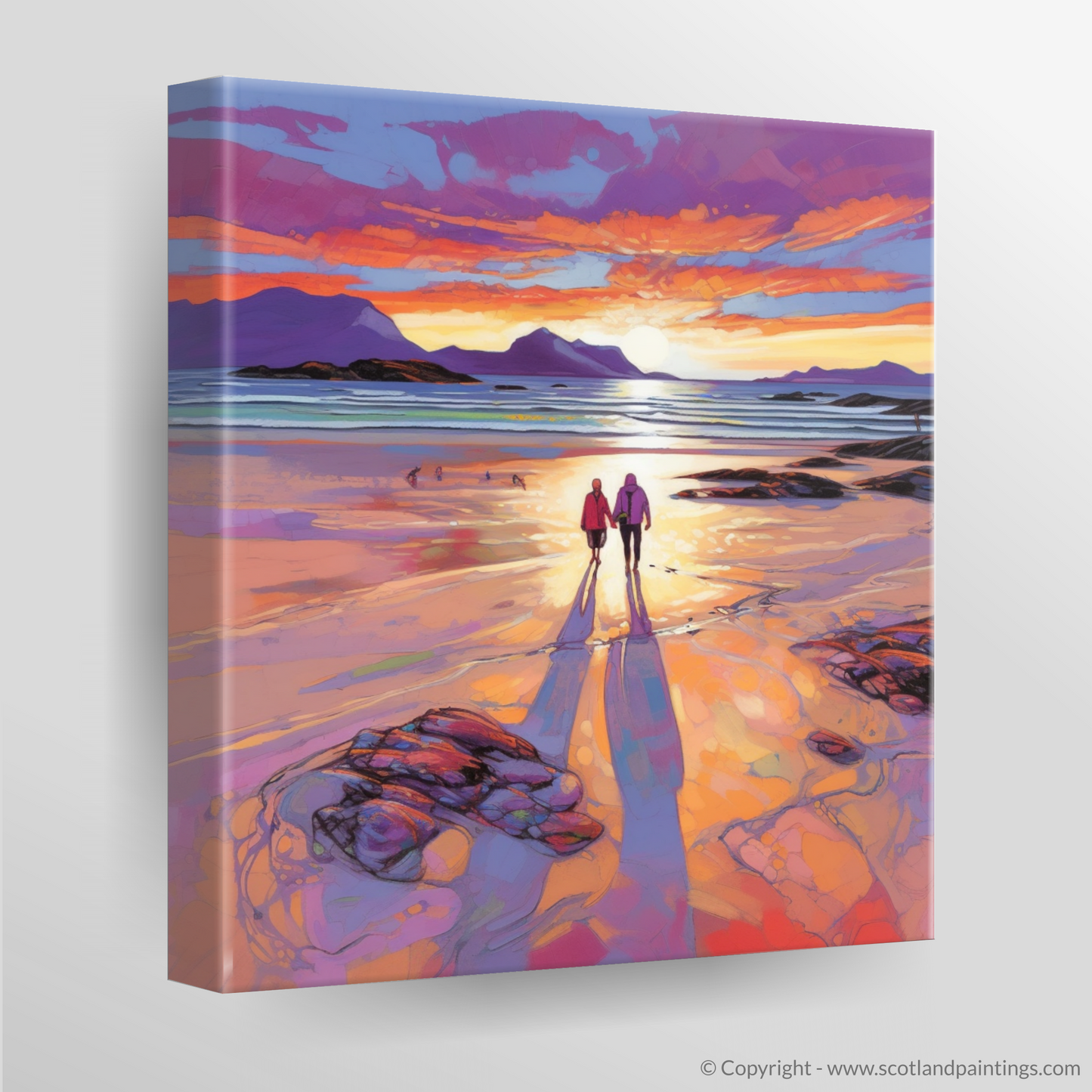 Sunset Embrace at Mellon Udrigle Beach