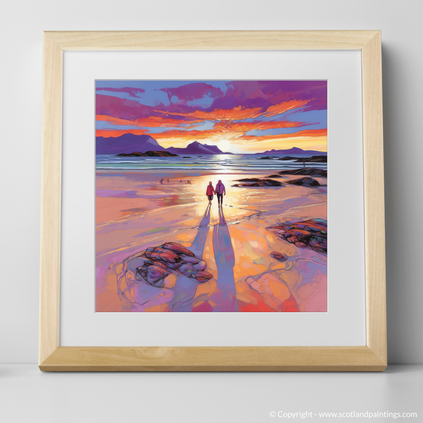 Sunset Embrace at Mellon Udrigle Beach