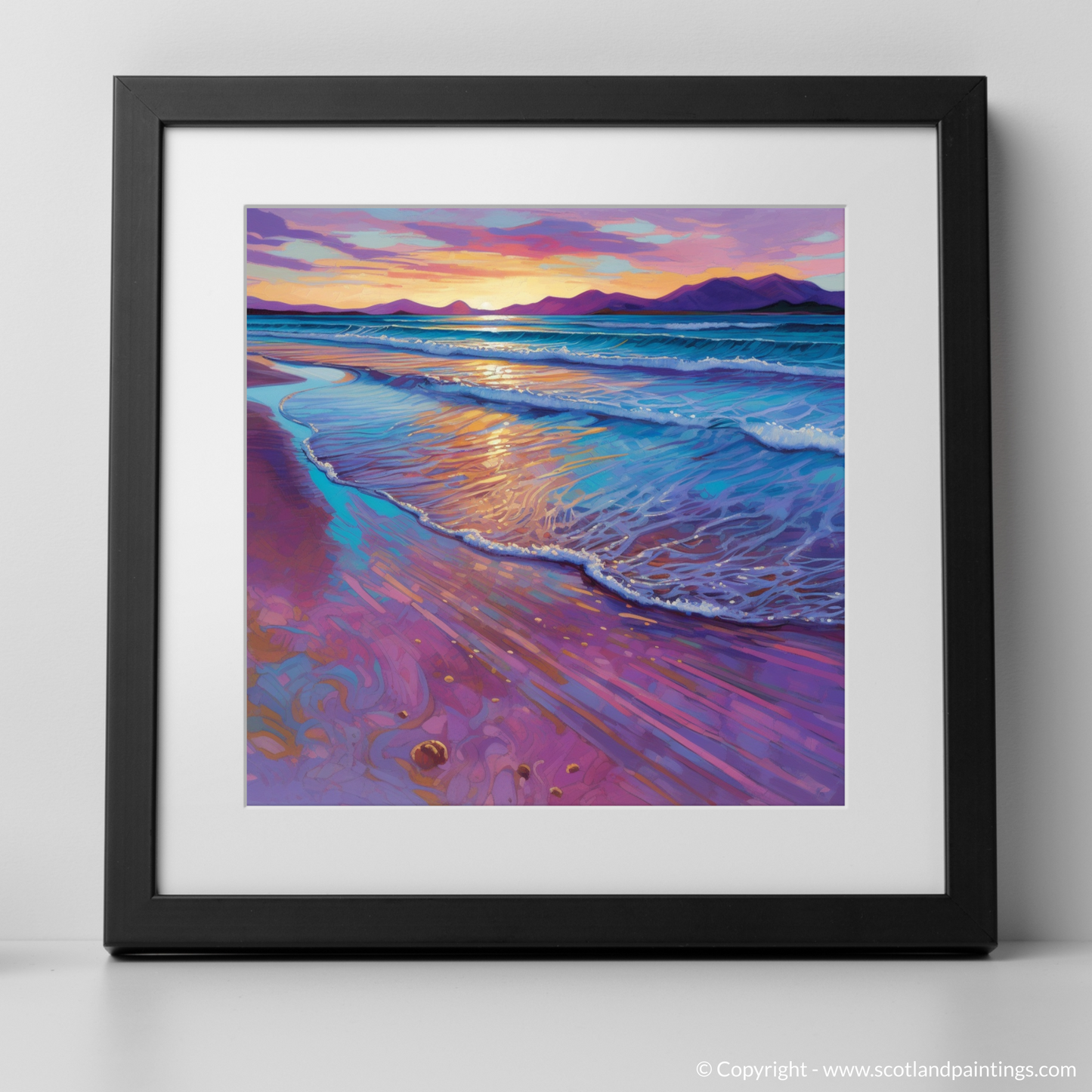 Dusk at Scarista Beach: An Impressionist Symphony of Colour