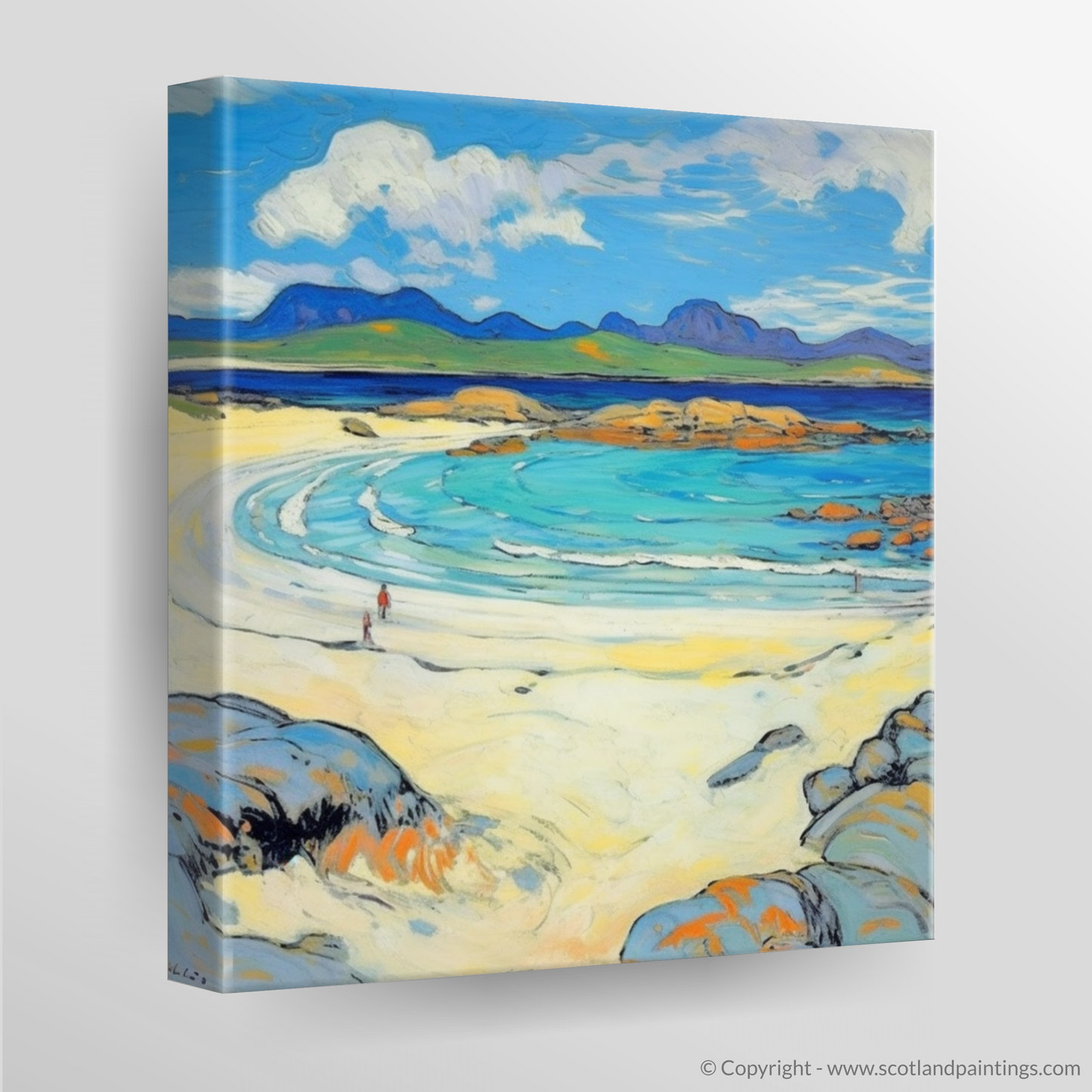 Wild Shores of Camusdarach: A Fauvist Tribute to Arisaig Beach