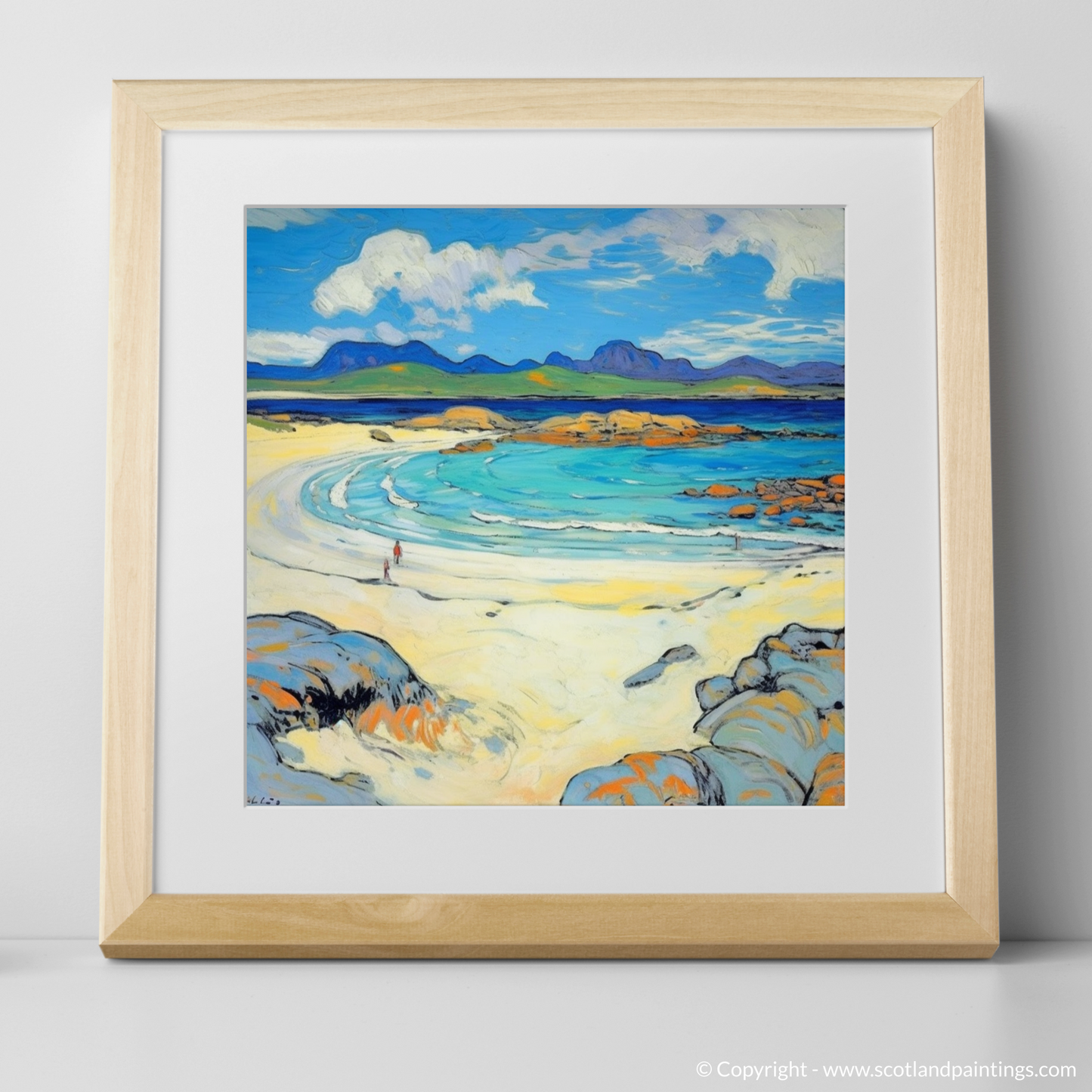 Wild Shores of Camusdarach: A Fauvist Tribute to Arisaig Beach