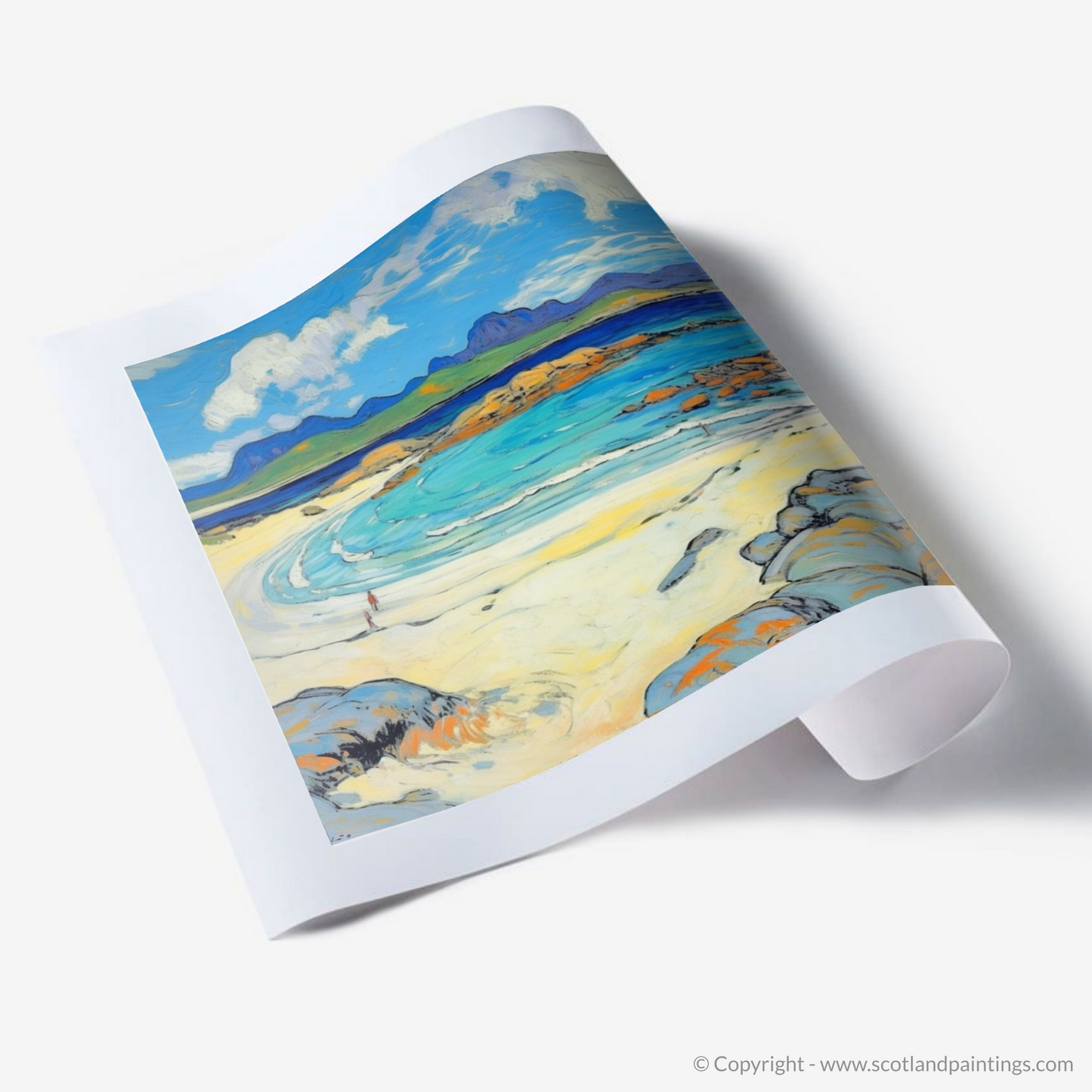 Wild Shores of Camusdarach: A Fauvist Tribute to Arisaig Beach