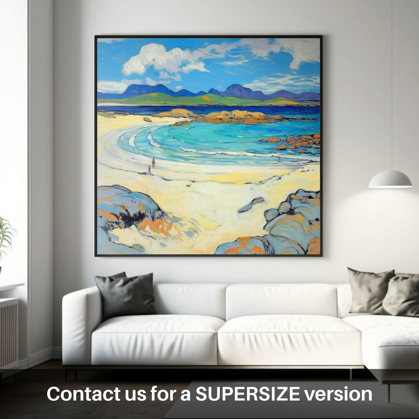 Wild Shores of Camusdarach: A Fauvist Tribute to Arisaig Beach