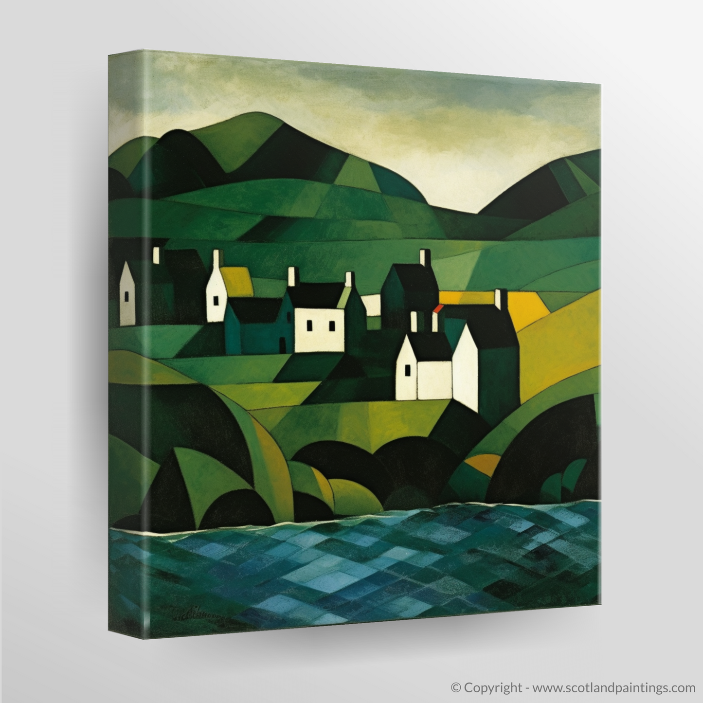 Isle of Islay Dreamscape: An Abstract Rendition of Scottish Charm