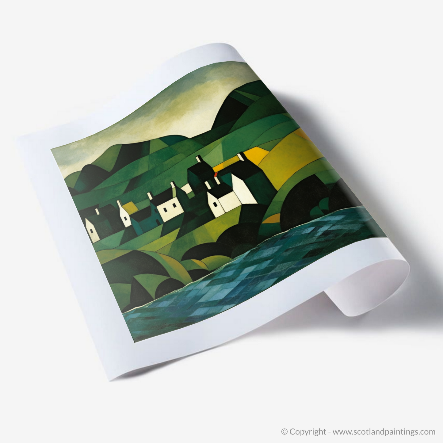 Isle of Islay Dreamscape: An Abstract Rendition of Scottish Charm