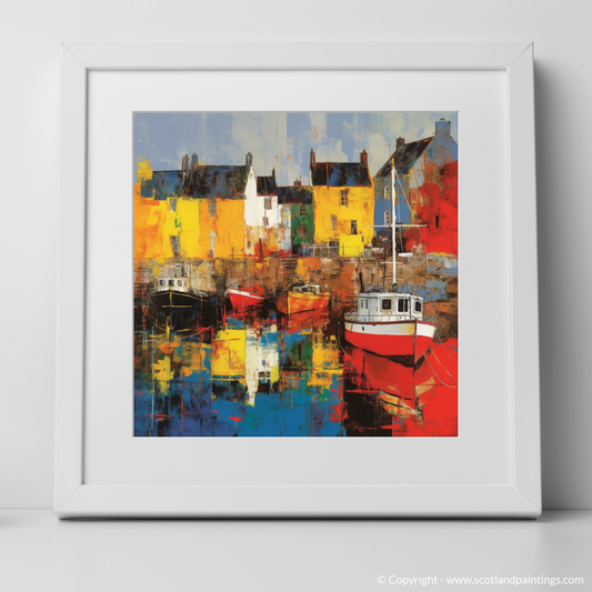 Tobermory Harbour at Golden Hour: A Pop Art Odyssey
