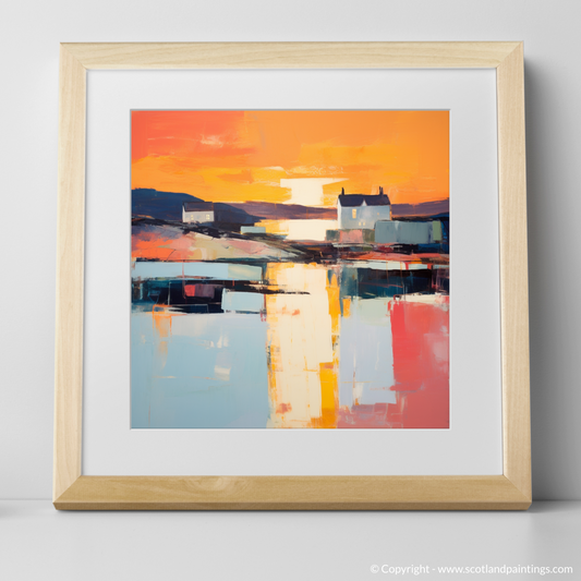 Craobh Haven Harbour at Twilight: A Colour Field Ode to Scottish Shores