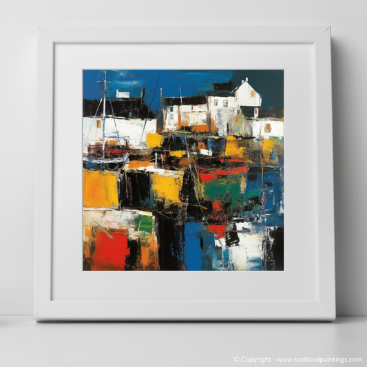 Abstract Expressionism of Portsoy Harbour