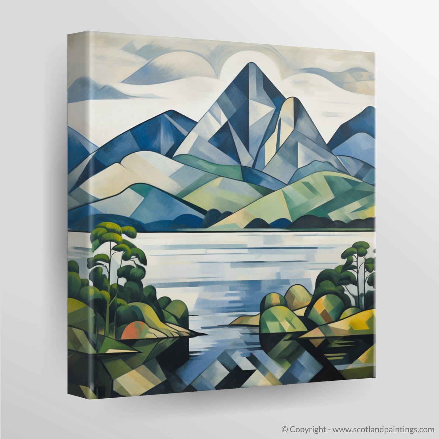 Cubist Rhapsody of Ben Lomond