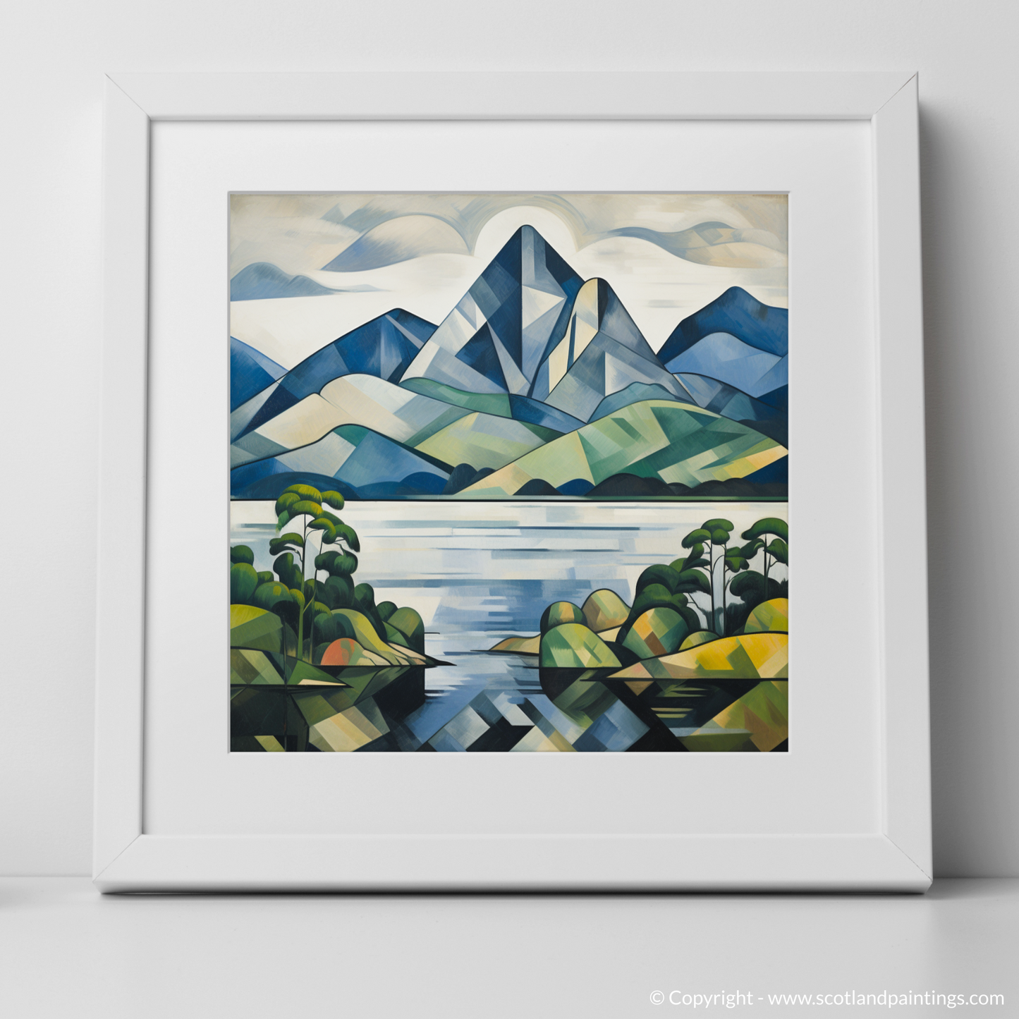 Cubist Rhapsody of Ben Lomond