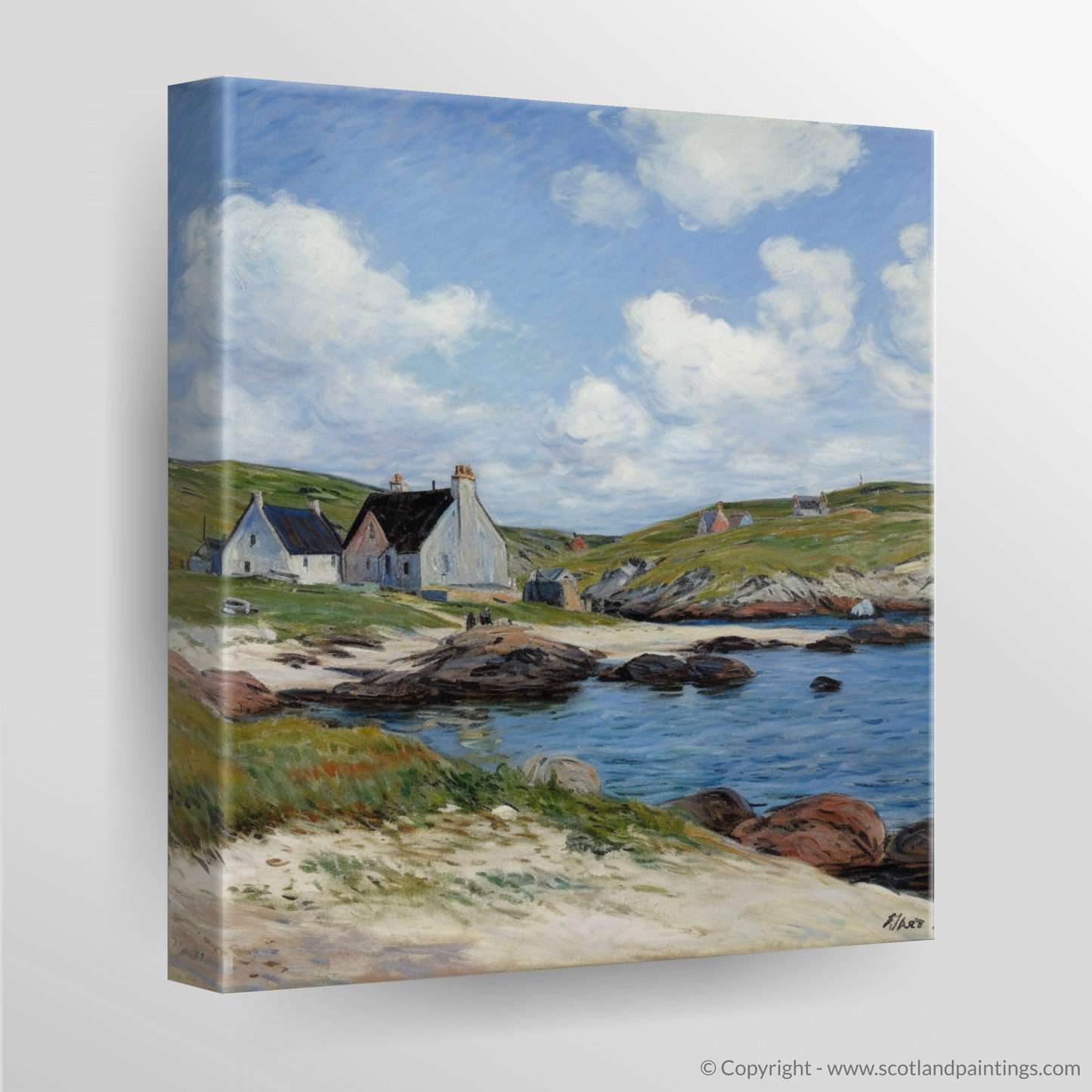 Isle of Lewis Serenity: An Impressionist Coastal Scene