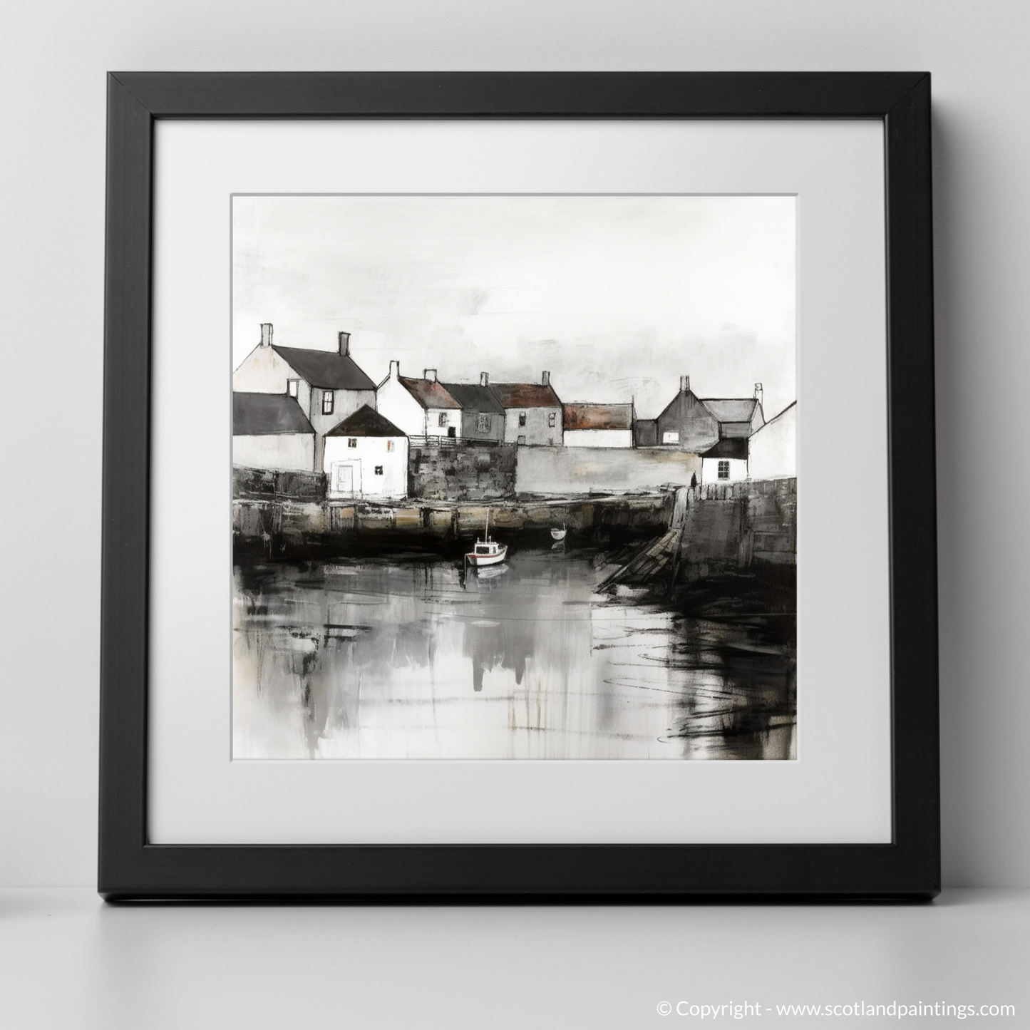 Serene Reflections of Pittenweem Harbour