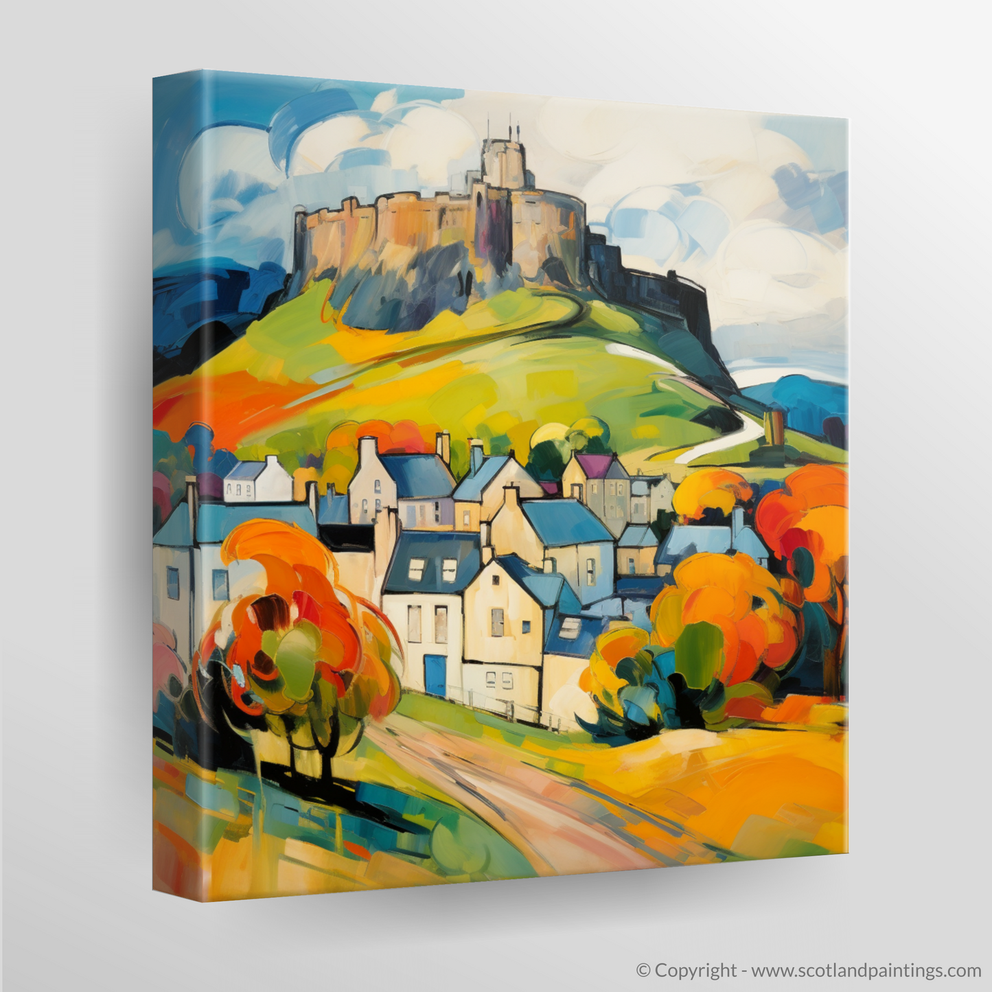 Vibrant Stirling: A Fauvist Ode to Scotland's Heart