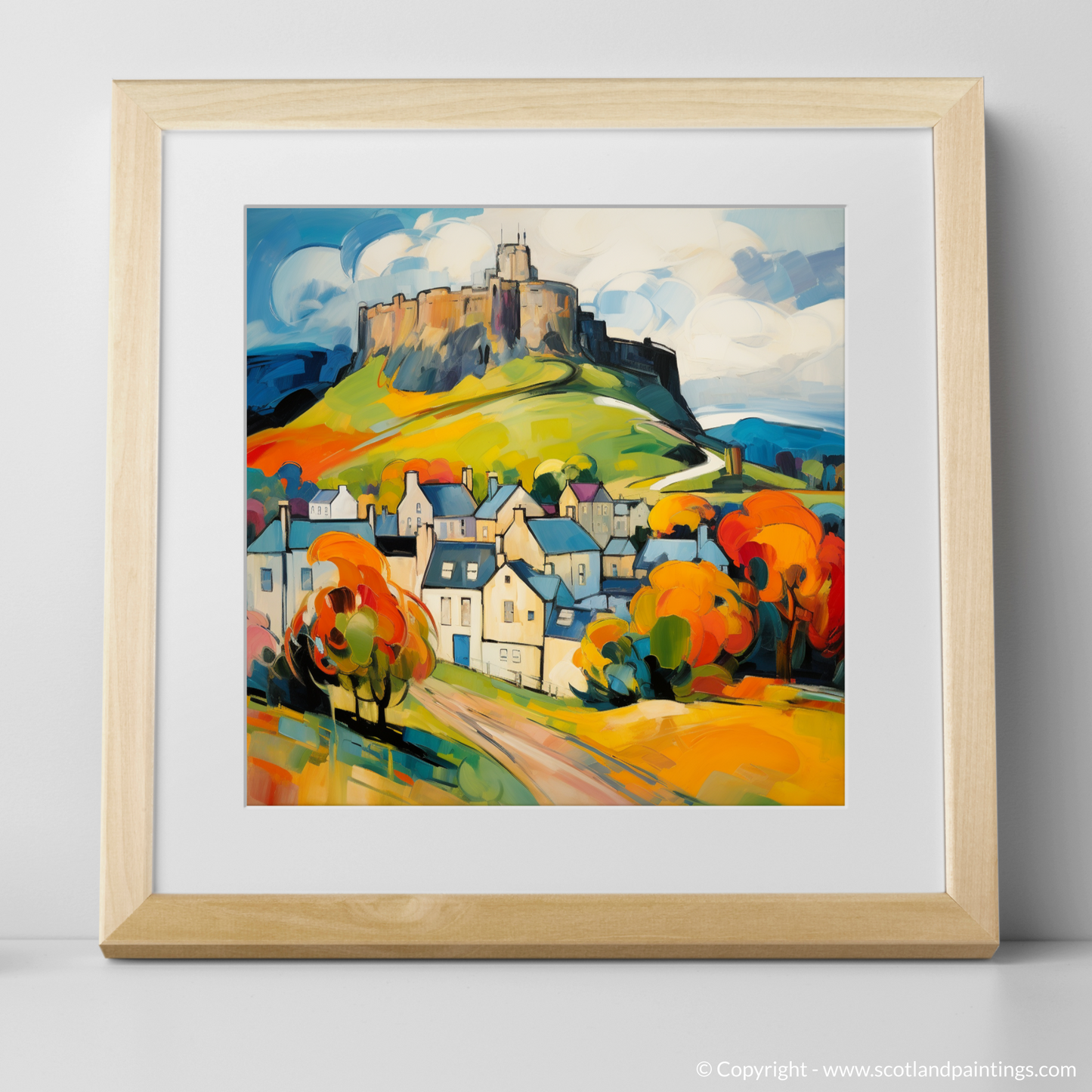 Vibrant Stirling: A Fauvist Ode to Scotland's Heart