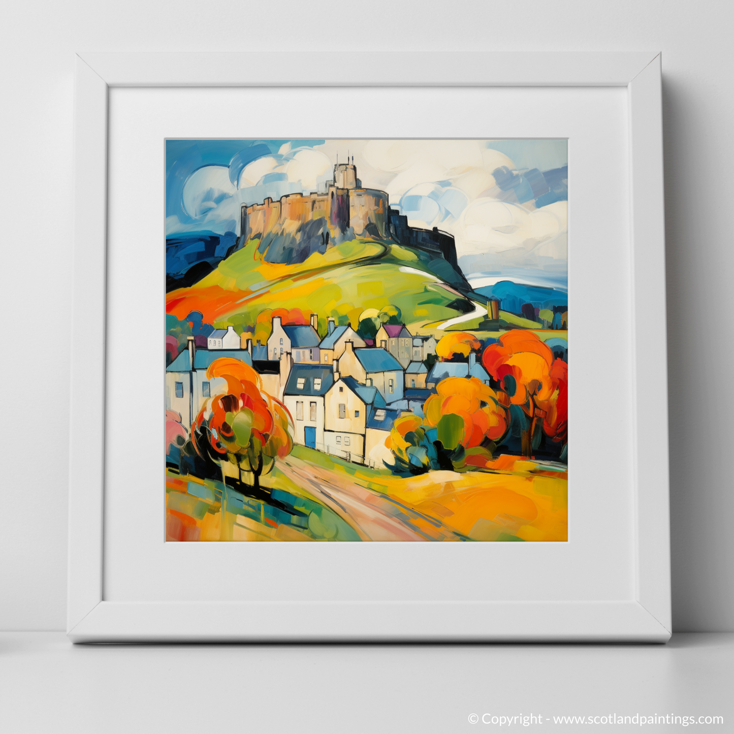 Vibrant Stirling: A Fauvist Ode to Scotland's Heart