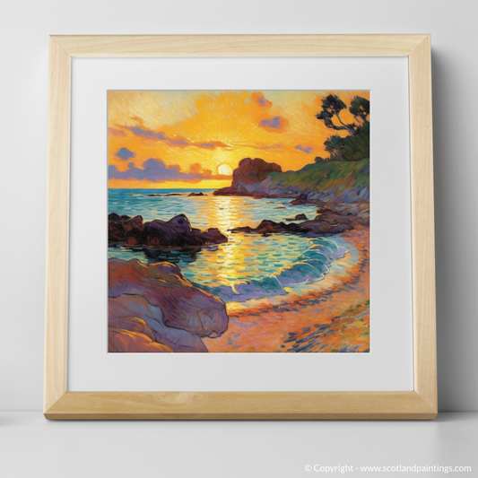 Golden Hour at Catterline Bay: An Impressionist Escape