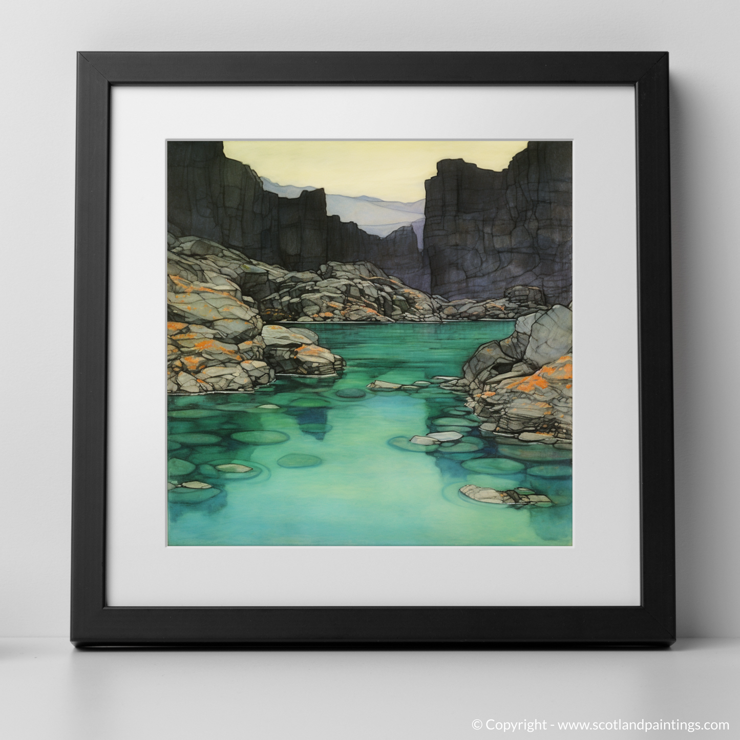 Enchanted Waters: A Nouveau Tribute to the Fairy Pools of Skye