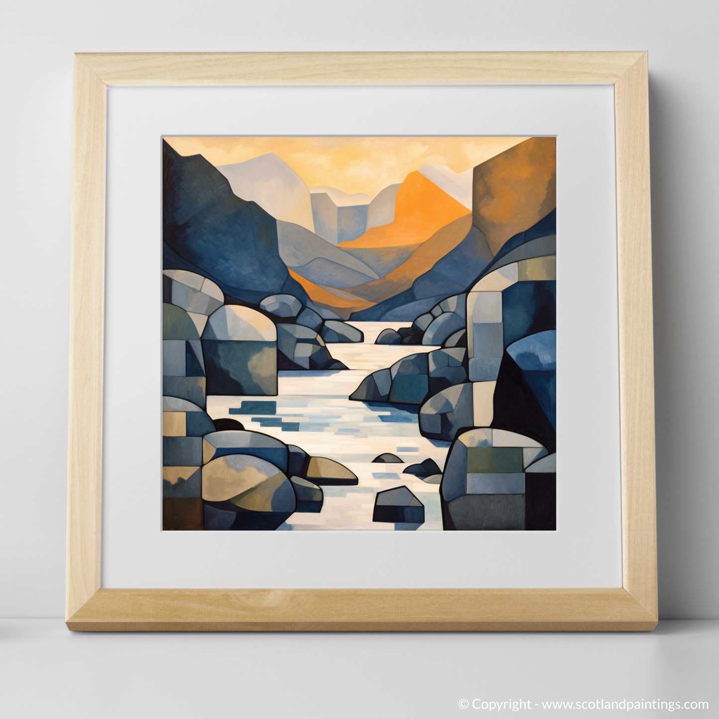 Cubist Twilight at Isle of Skye Fairy Pools