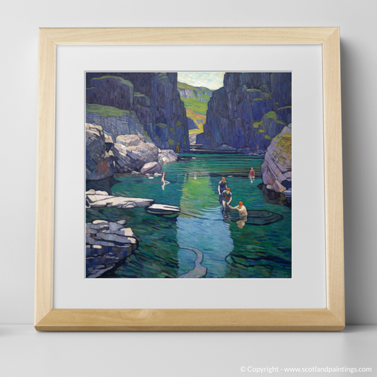 Enchanted Waters of the Fairy Pools - An Art Nouveau Ode to the Isle of Skye