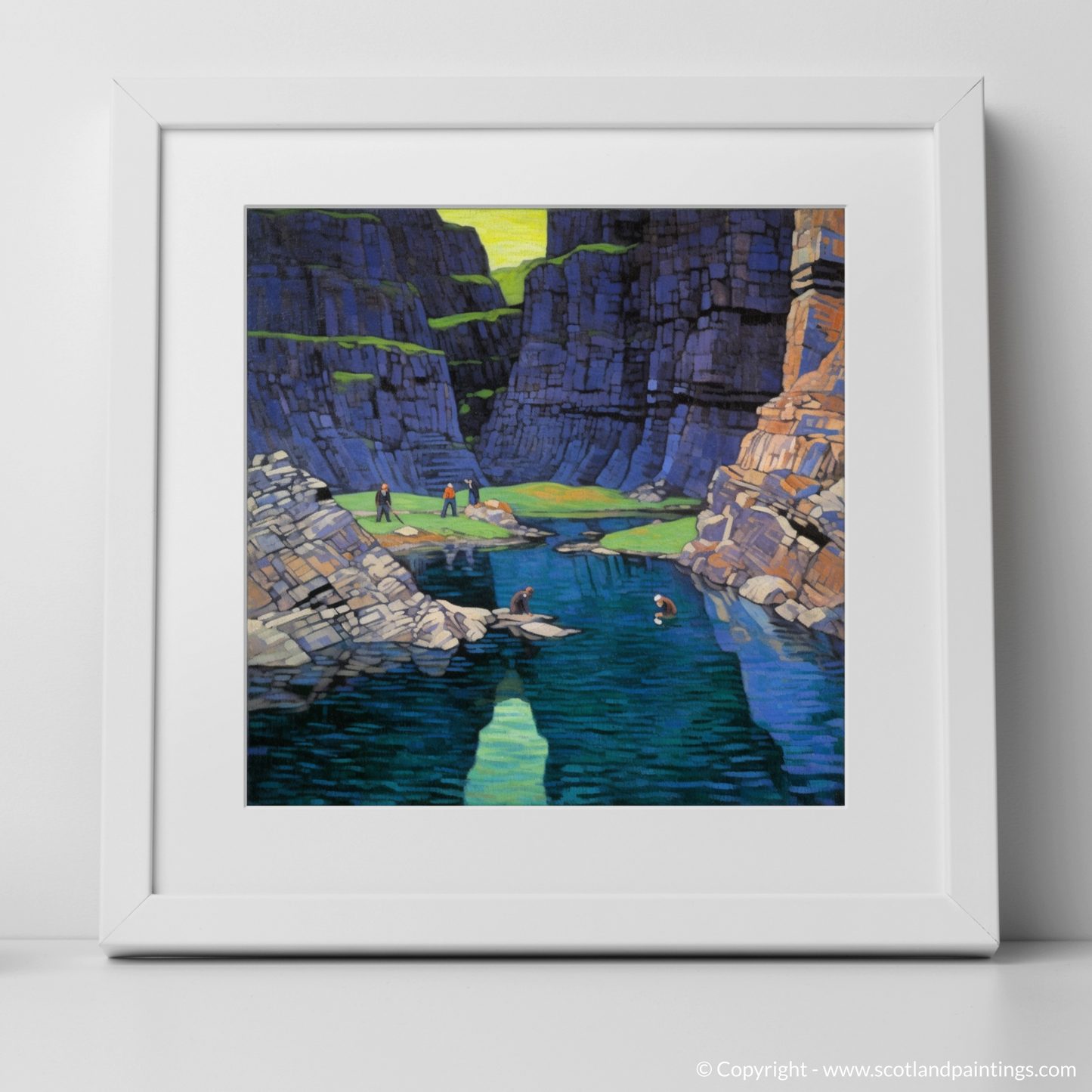 Enchanted Waters of the Fairy Pools: An Art Nouveau Tribute to the Scottish Isles