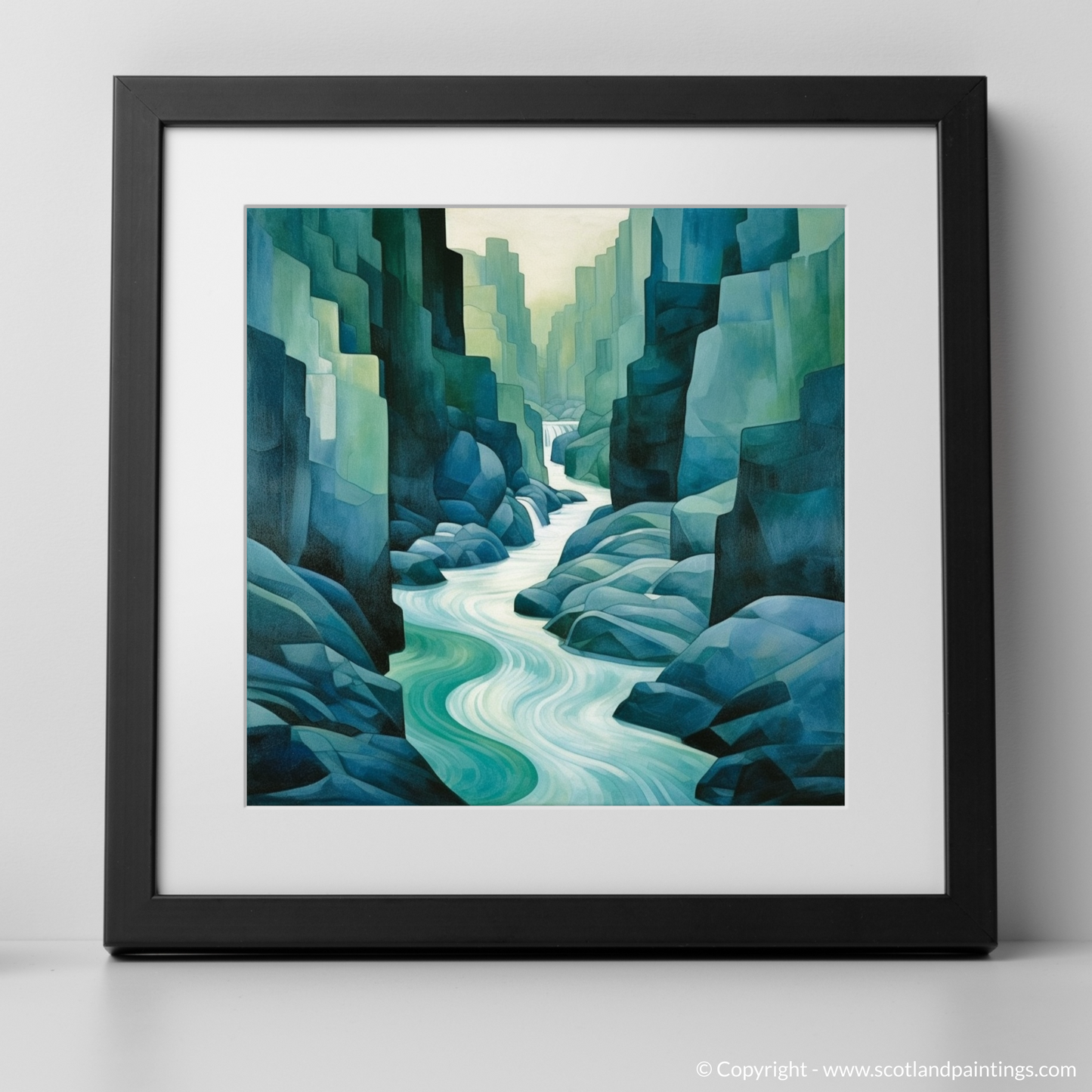 Cubist Enchantment of the Fairy Pools