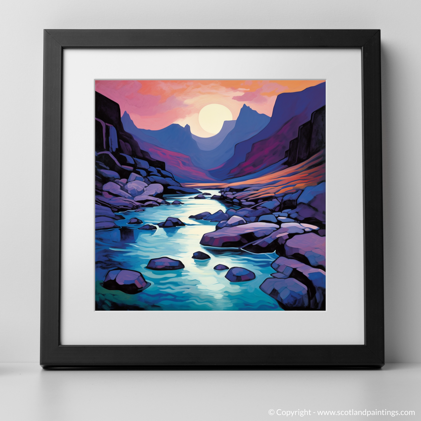 Fairy Pools Dusk Reverie: A Fauvist Ode to Skye's Wilderness