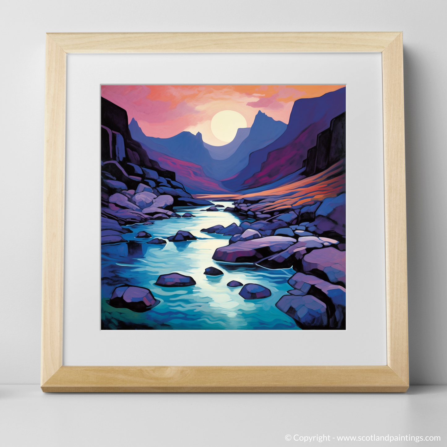 Fairy Pools Dusk Reverie: A Fauvist Ode to Skye's Wilderness