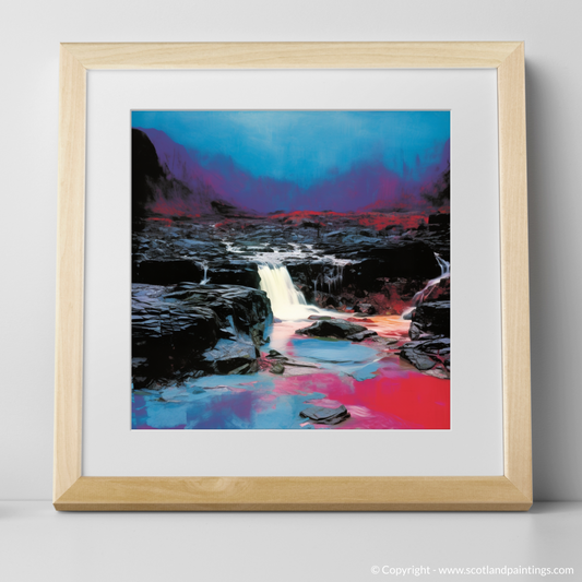 Dusk at the Isle of Skye Fairy Pools: A Pop Art Reverie