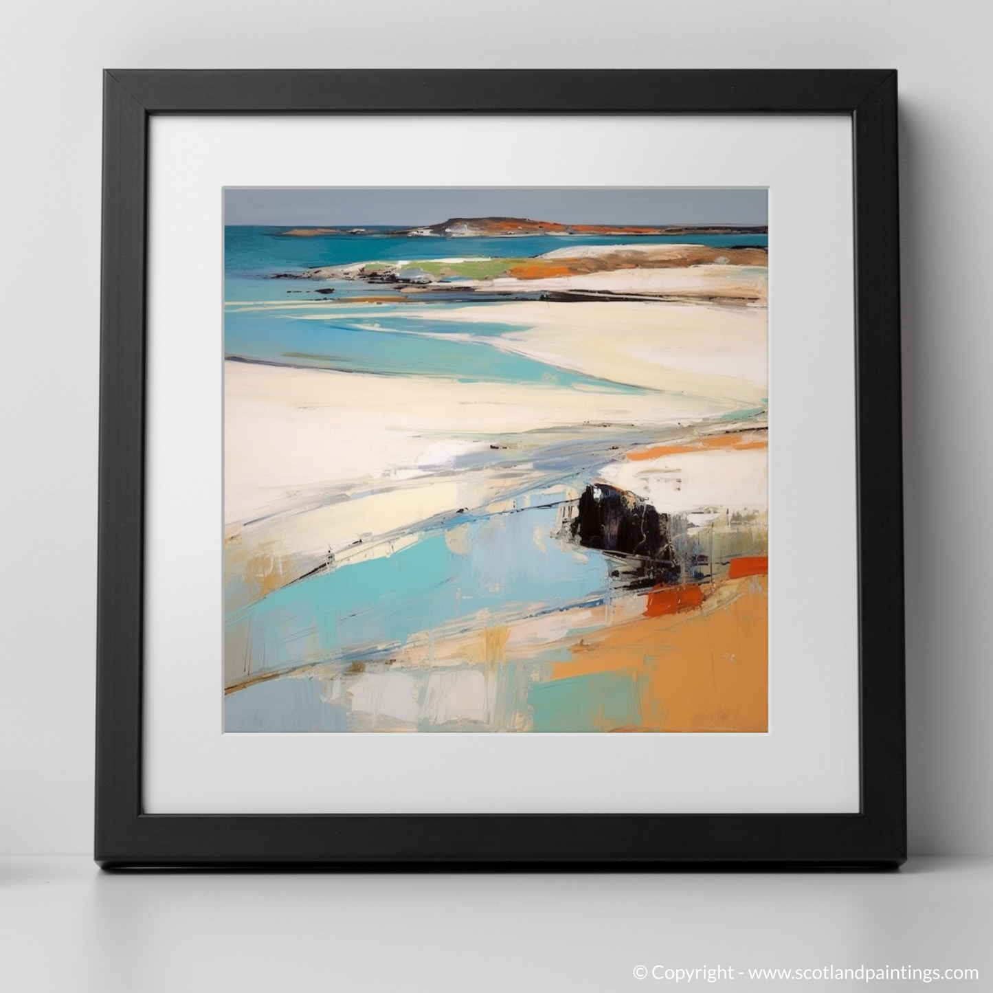 Silver Sands of Morar: An Abstract Impressionist Reverie