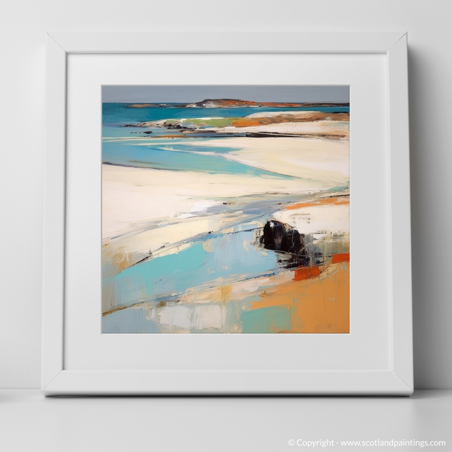 Silver Sands of Morar: An Abstract Impressionist Reverie