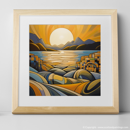 Cubist Golden Hour at Silver Sands of Morar