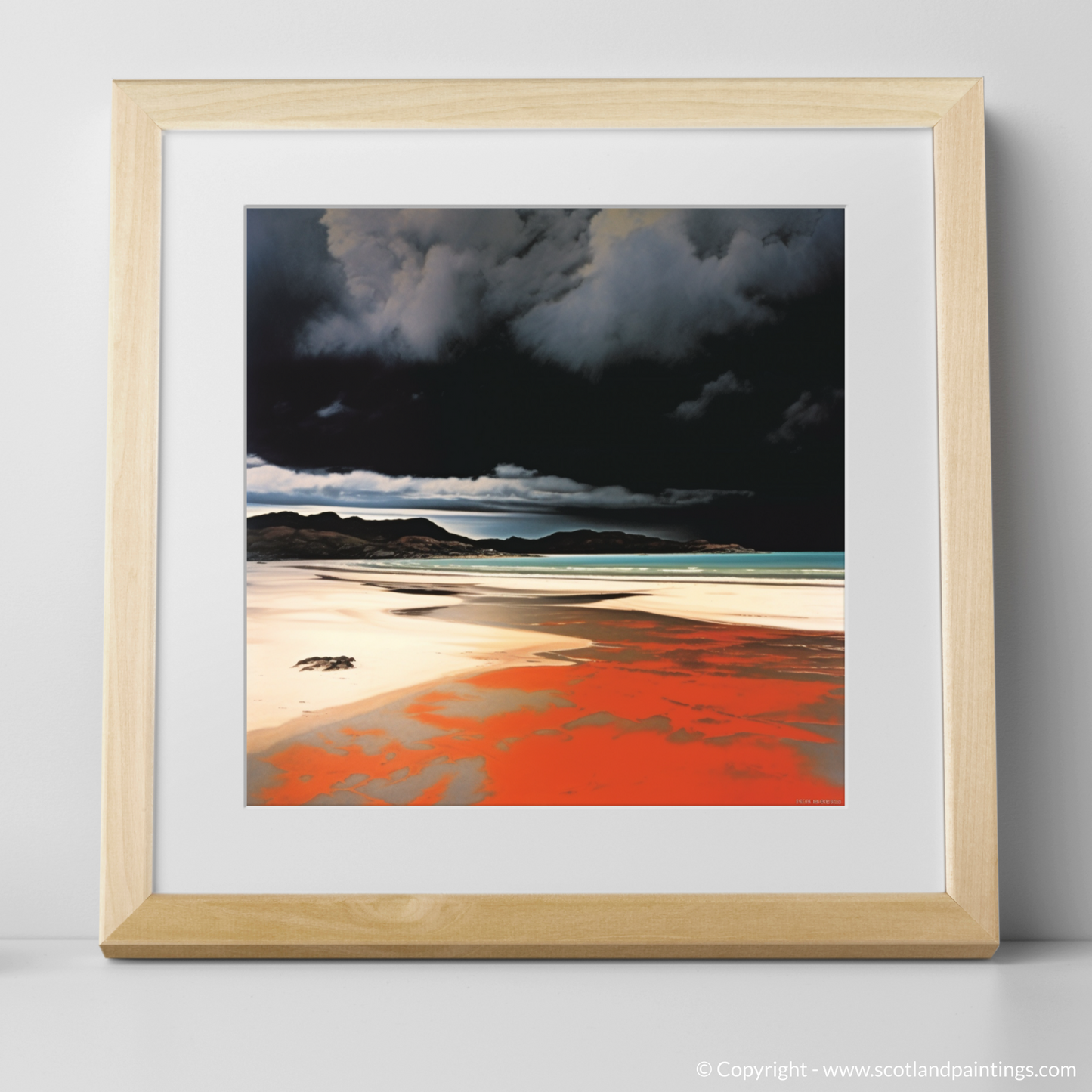 Stormy Encounter at Silver Sands of Morar