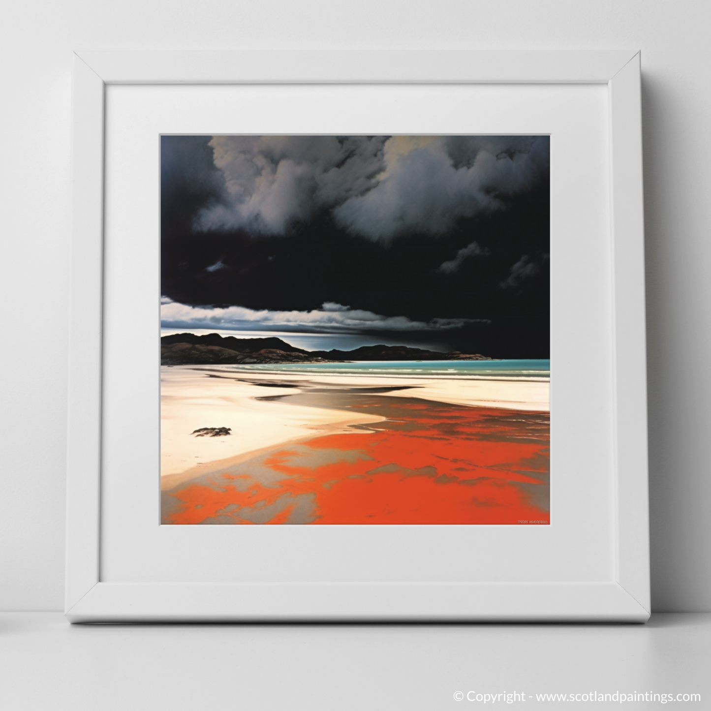 Stormy Encounter at Silver Sands of Morar